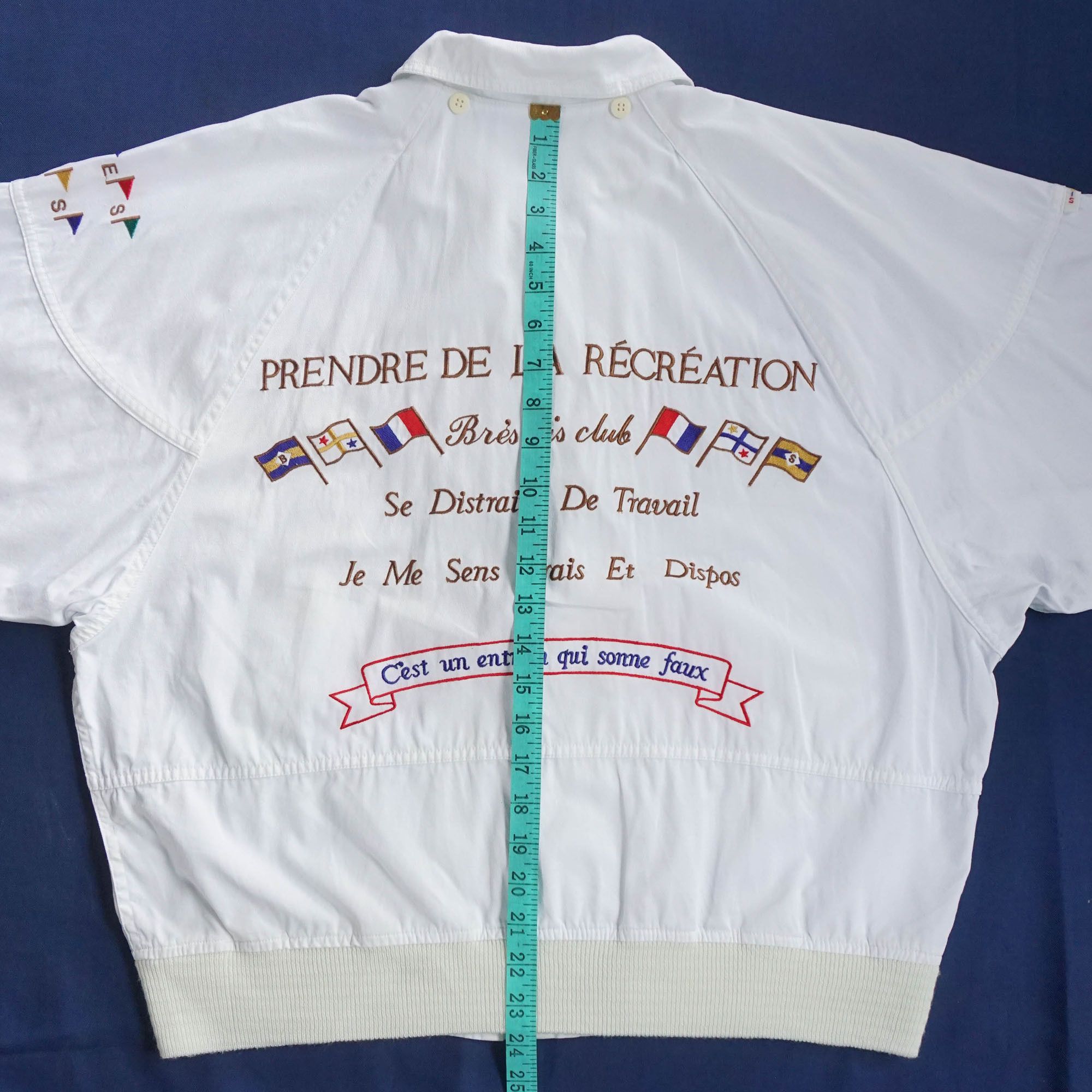 Japanese Brand Brés Bis White Golf Jacket Size US XL / EU 56 / 4 - 15 Thumbnail