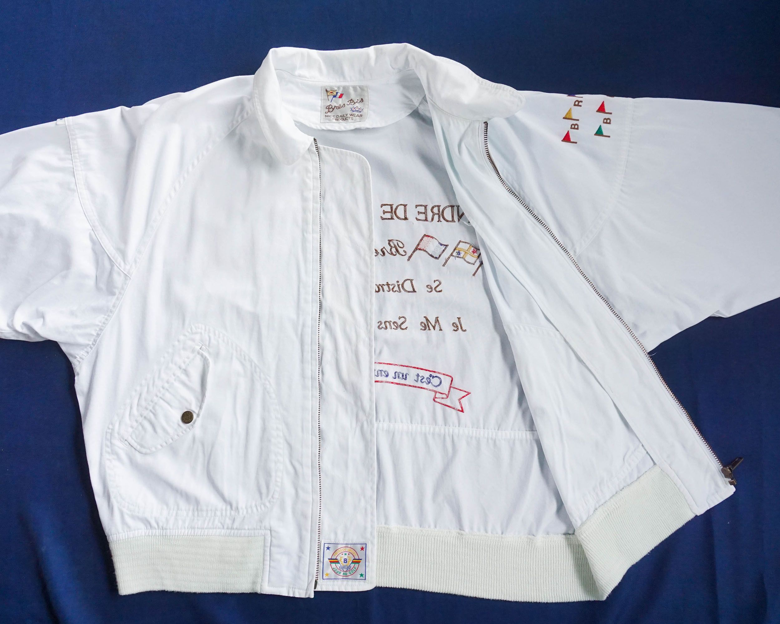 Japanese Brand Brés Bis White Golf Jacket Size US XL / EU 56 / 4 - 11 Thumbnail
