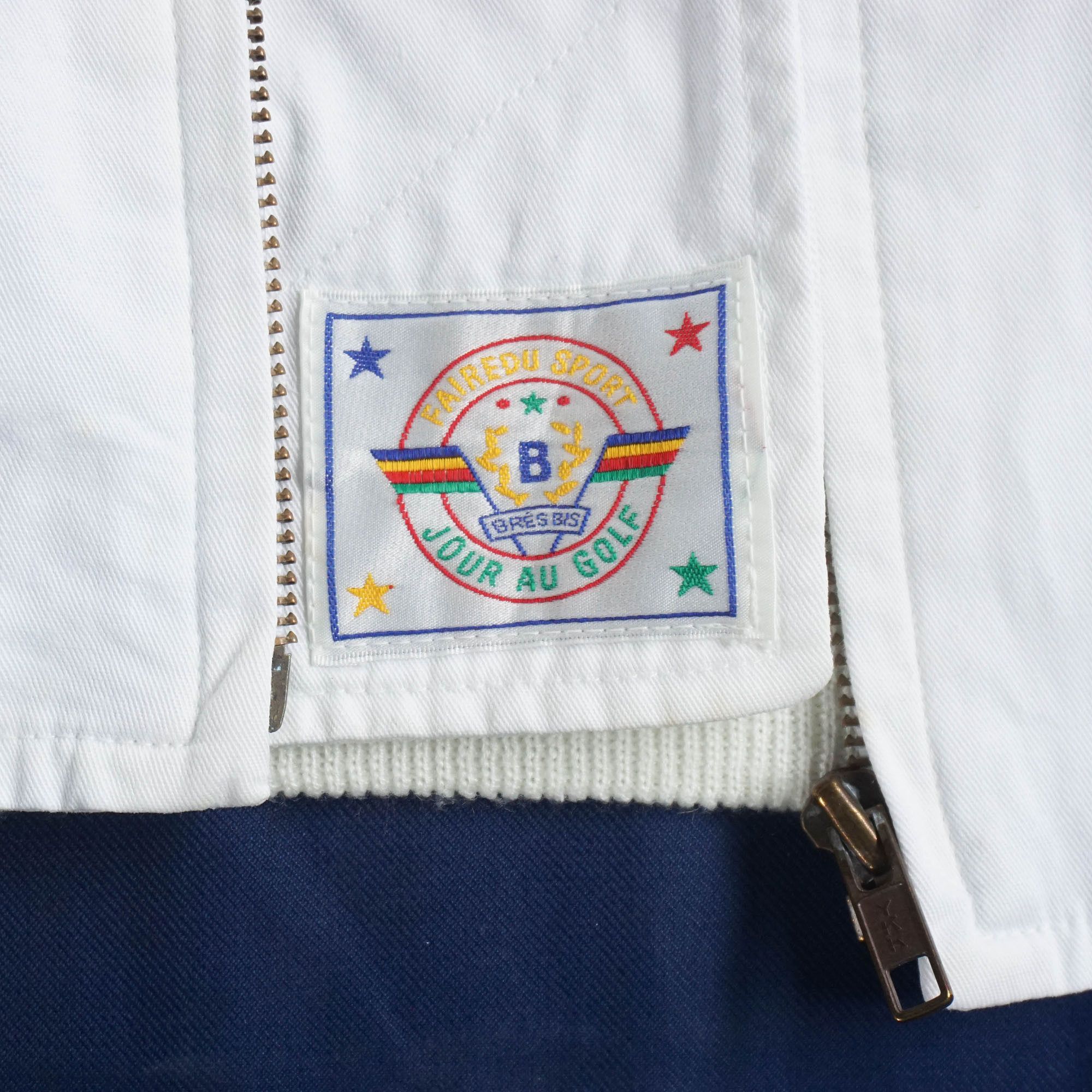 Japanese Brand Brés Bis White Golf Jacket Size US XL / EU 56 / 4 - 8 Thumbnail