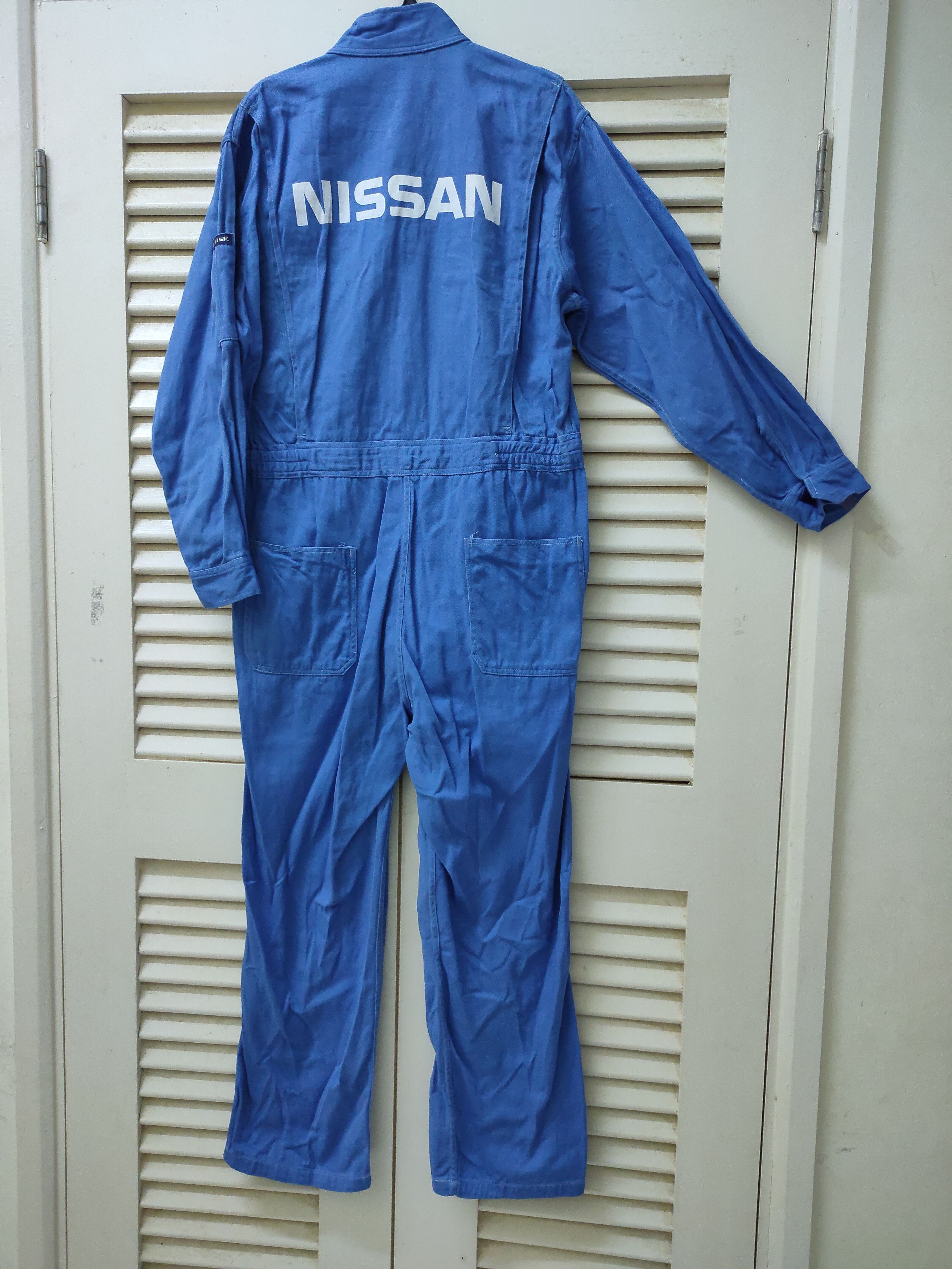 image of Gear For Sports x Moto nissan Vintage 80's Racing Motor Overalls in Blue, Men's (Size 36)