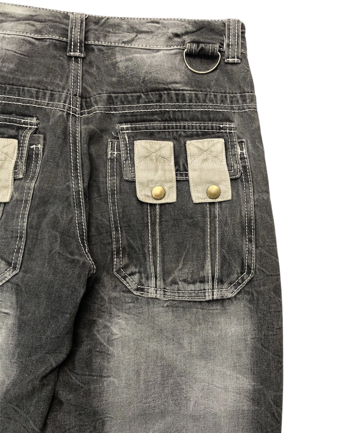 If Six Was Nine × Japanese Brand × KMRii Aston Design multi-pocket zipper denim pants Size US 28 / EU 44 - 14 Thumbnail