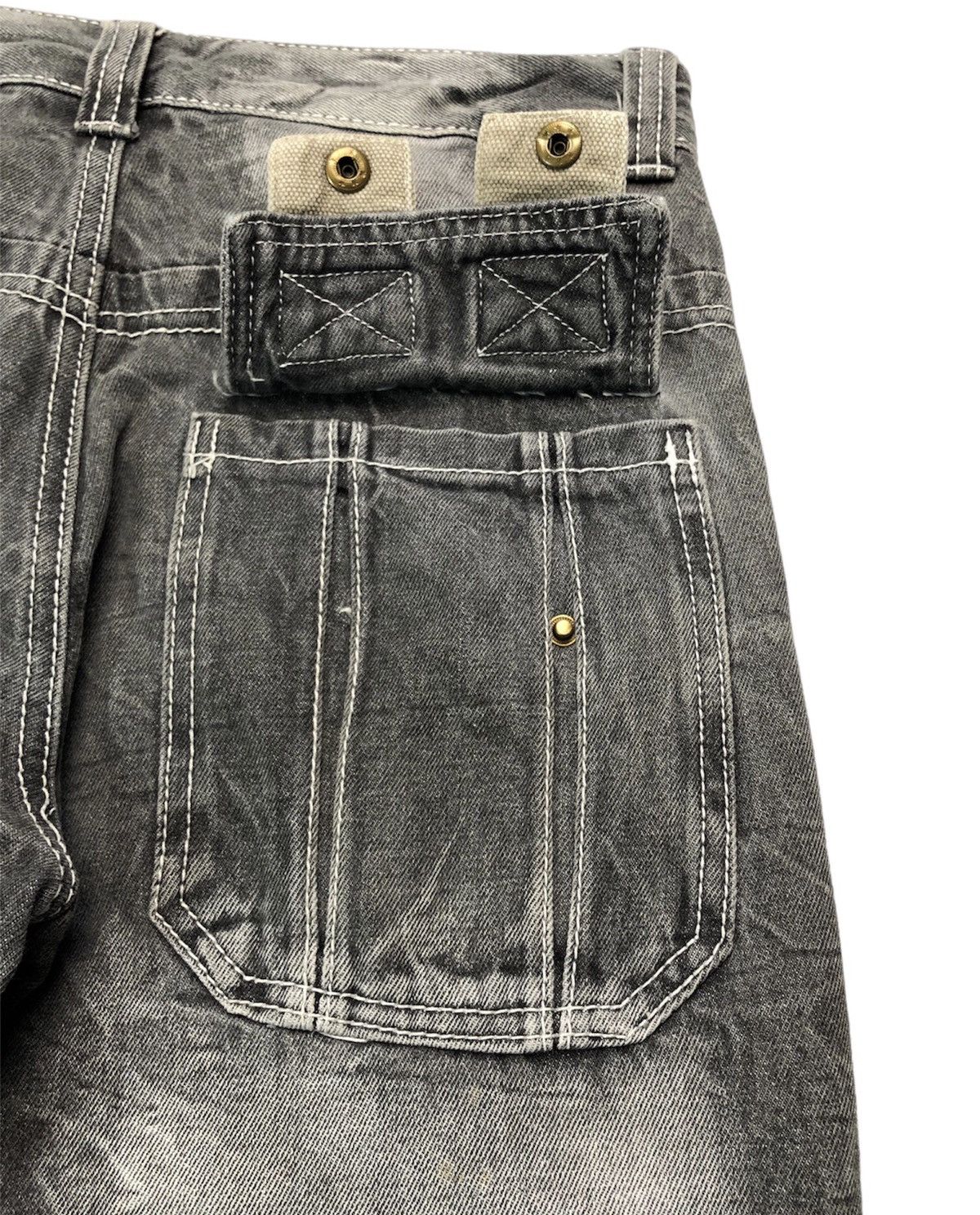 If Six Was Nine × Japanese Brand × KMRii Aston Design multi-pocket zipper denim pants Size US 28 / EU 44 - 16 Thumbnail