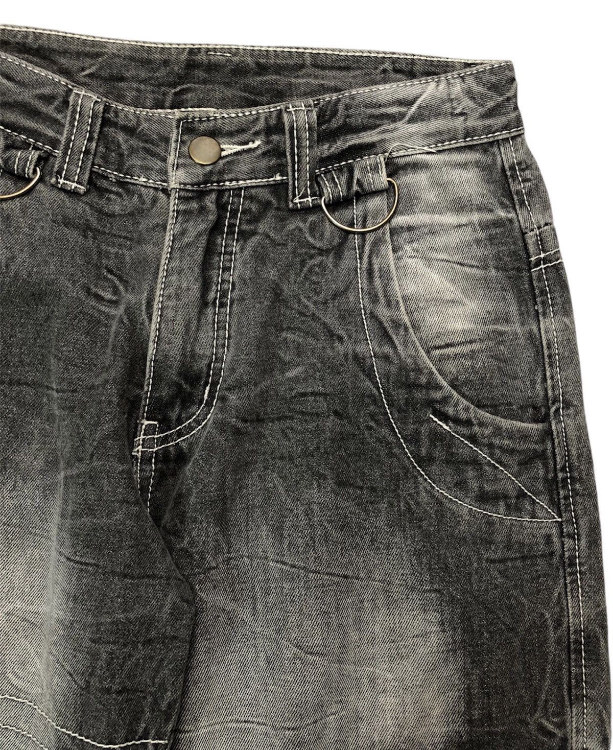 If Six Was Nine × Japanese Brand × KMRii Aston Design multi-pocket zipper denim pants Size US 28 / EU 44 - 13 Thumbnail