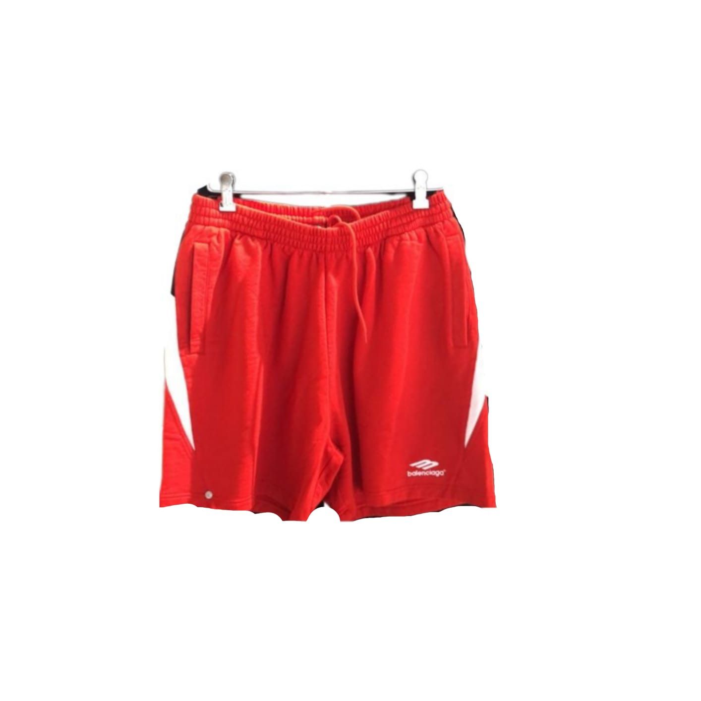 Balenciaga o1s1rm0723 Short in Red & White Size US 30 / EU 46 - 1 Preview