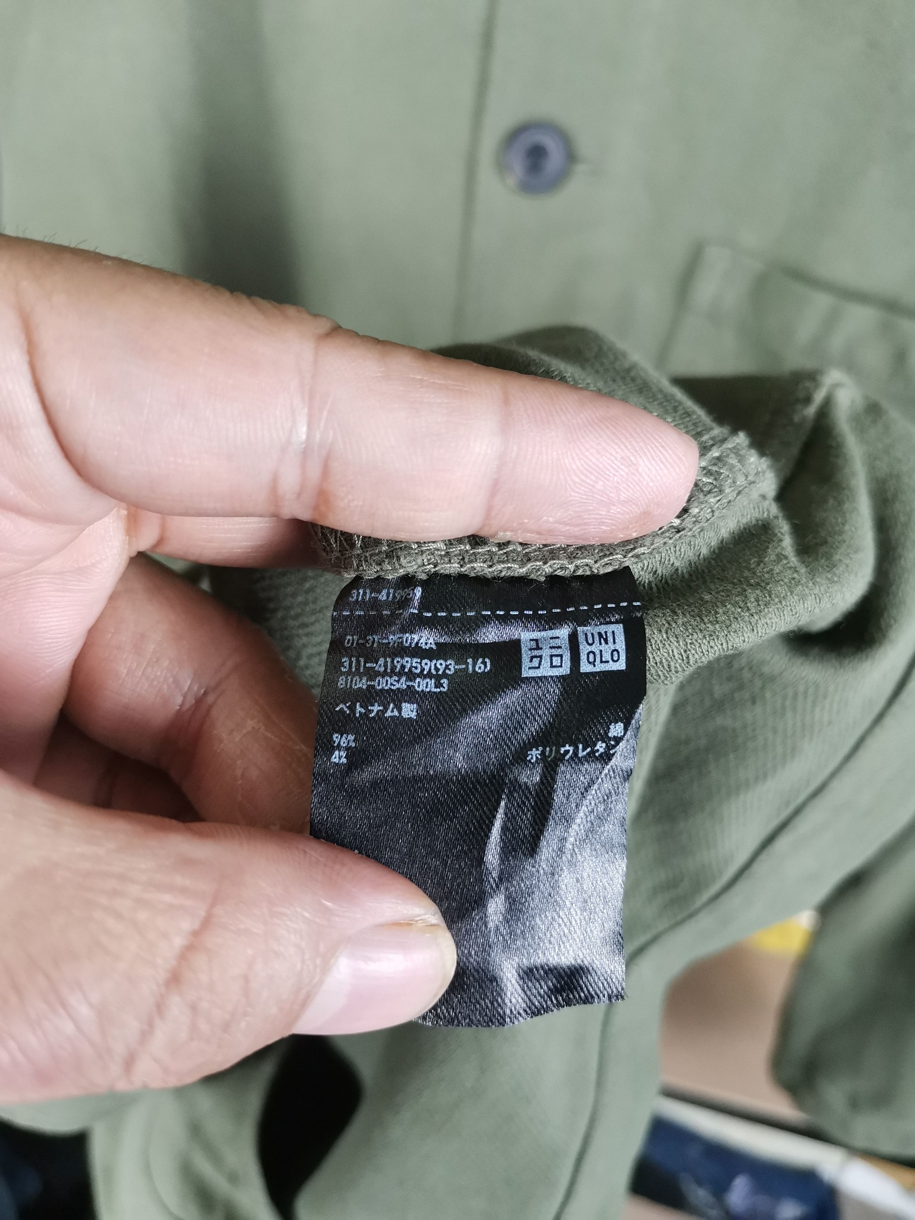 Japanese Brand Uniqlo Chore Jacket Green Military Workear Size US L / EU 52-54 / 3 - 5 Thumbnail