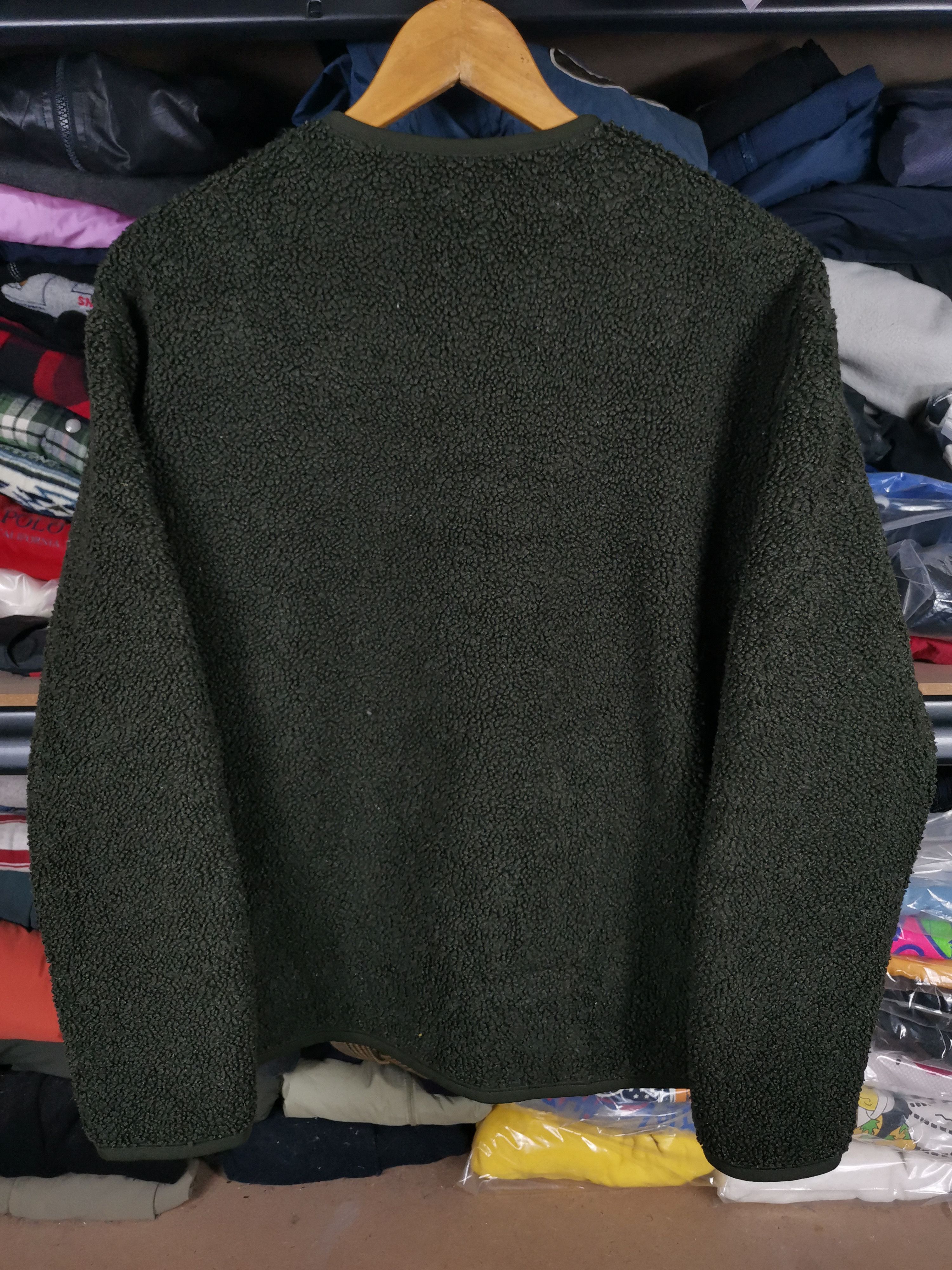 Japanese Brand Japanese Brand Uniqlo Sherpa Button Ups Cardigan Jacket Size US XL / EU 56 / 4 - 2 Thumbnail