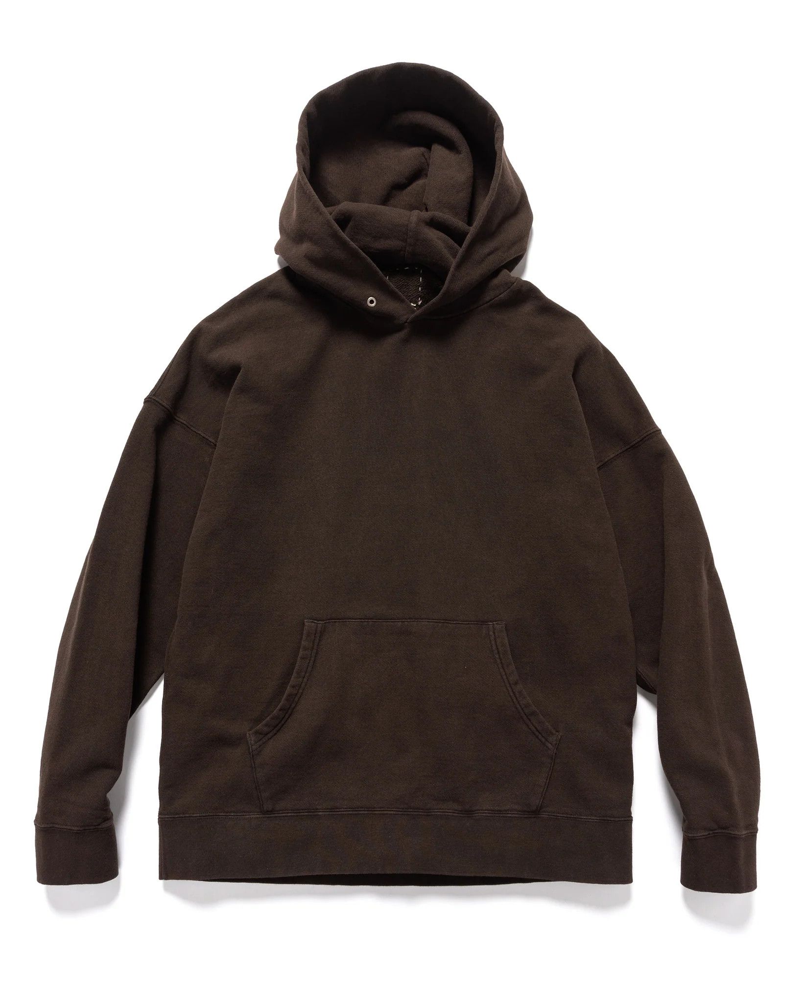 Image of Visvim Amplus Natural Mud Dye Pullover Hoodie, Men's (Size 2XL)