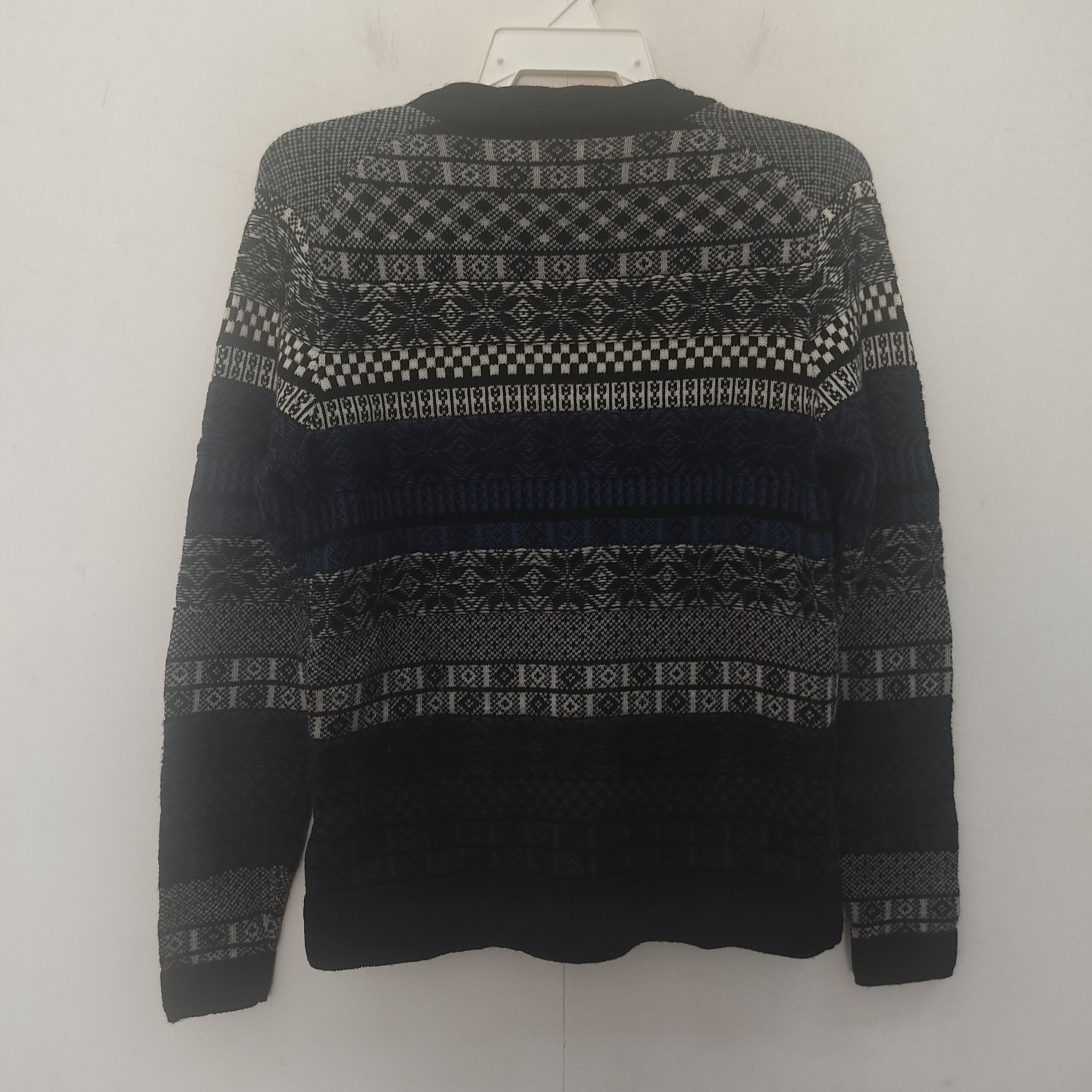 Japanese Brand × URBAN RESEARCH DOORS Urban Research Stripes Tricolor Navajo Cardigan Knitwear Size US S / EU 44-46 / 1 - 8 Thumbnail