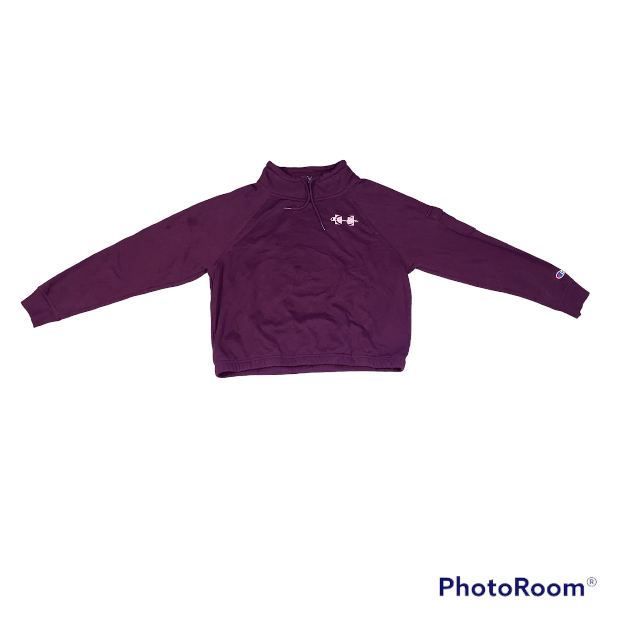 Champion Champion 1/4 Zip Pullover Sweatshirt Size XL / US 12-14 / IT 48-50 - 2 Thumbnail