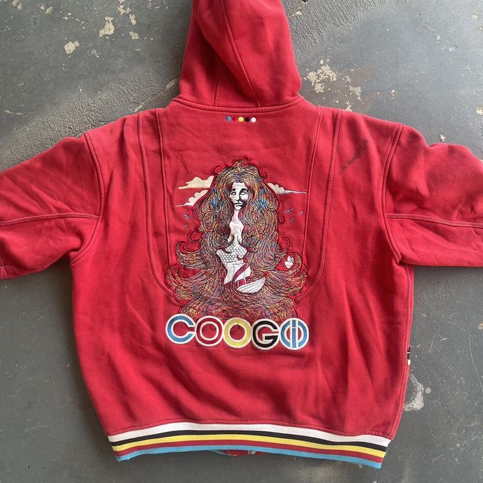 Coogi zip up online hoodie