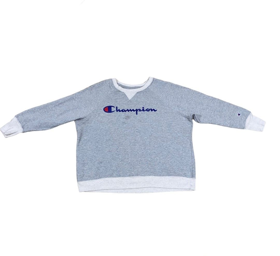 Champion Champion Script Logo Sweatshirt Size XXL / US 16-18 / IT 52-54 - 2 Thumbnail
