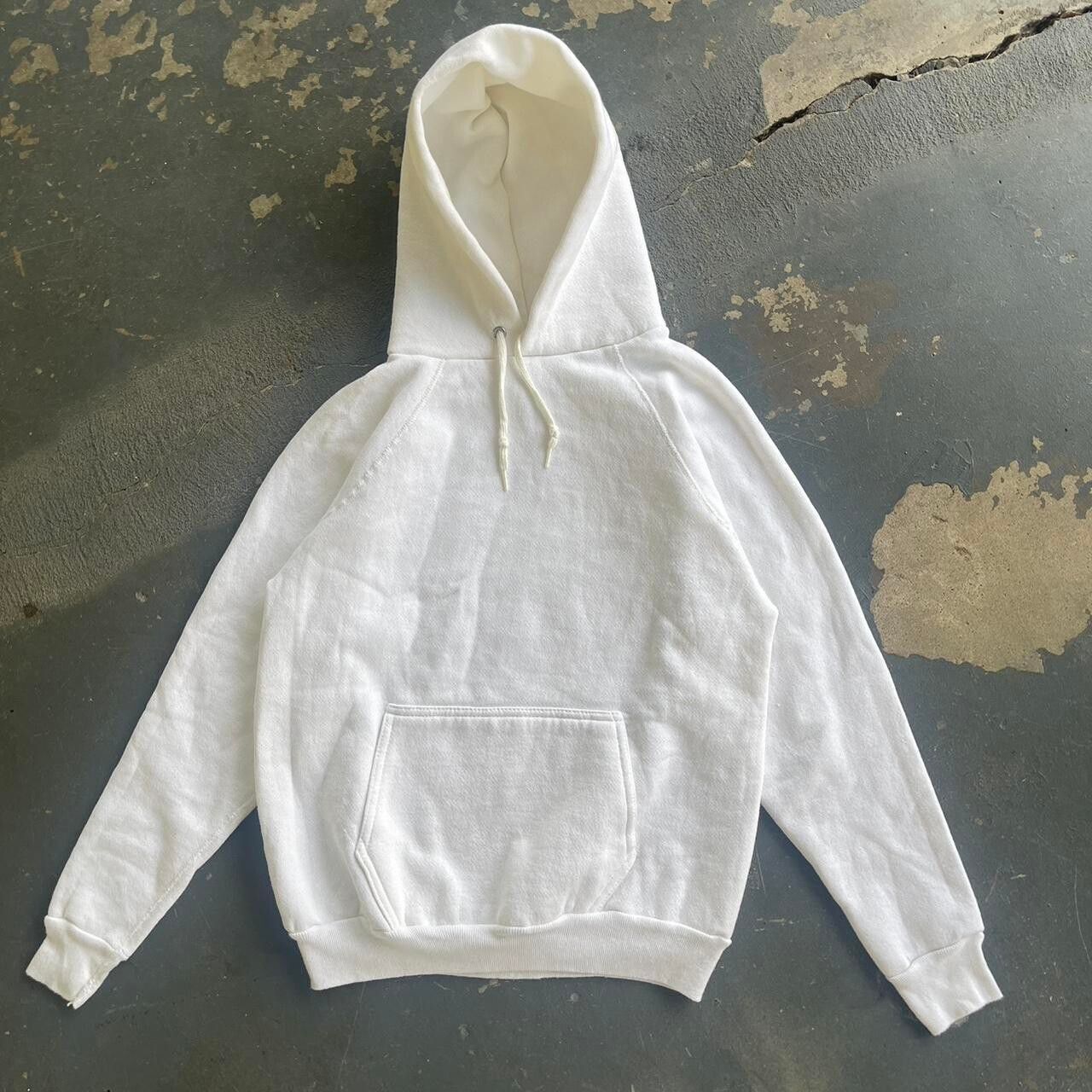 Vintage 70’s White blank hoodie Size US M / EU 48-50 / 2 - 1 Preview