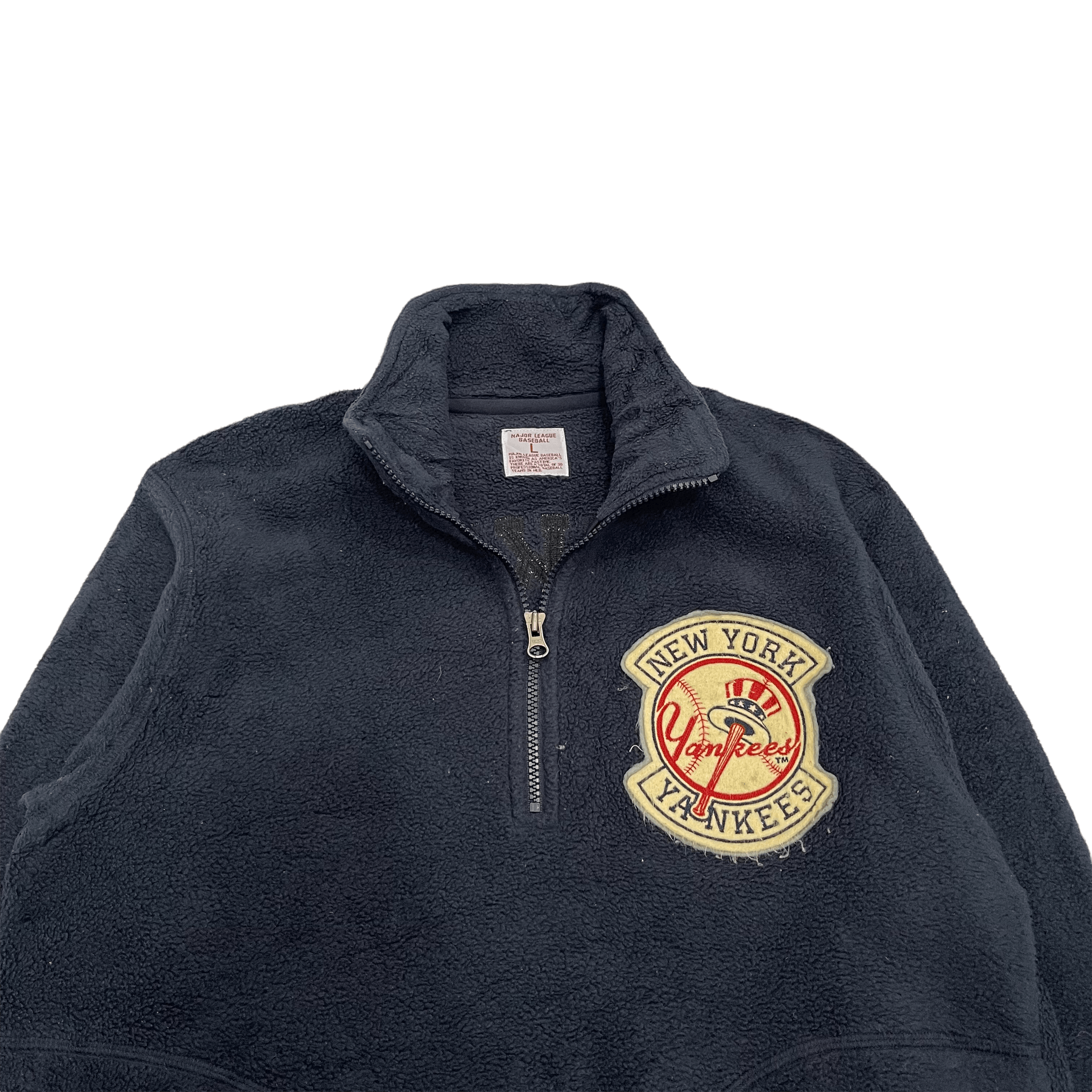 MLB × New York Yankees Yankees Fleece Sherpa Deep Pile Zipper Sweater Size US L / EU 52-54 / 3 - 2 Thumbnail