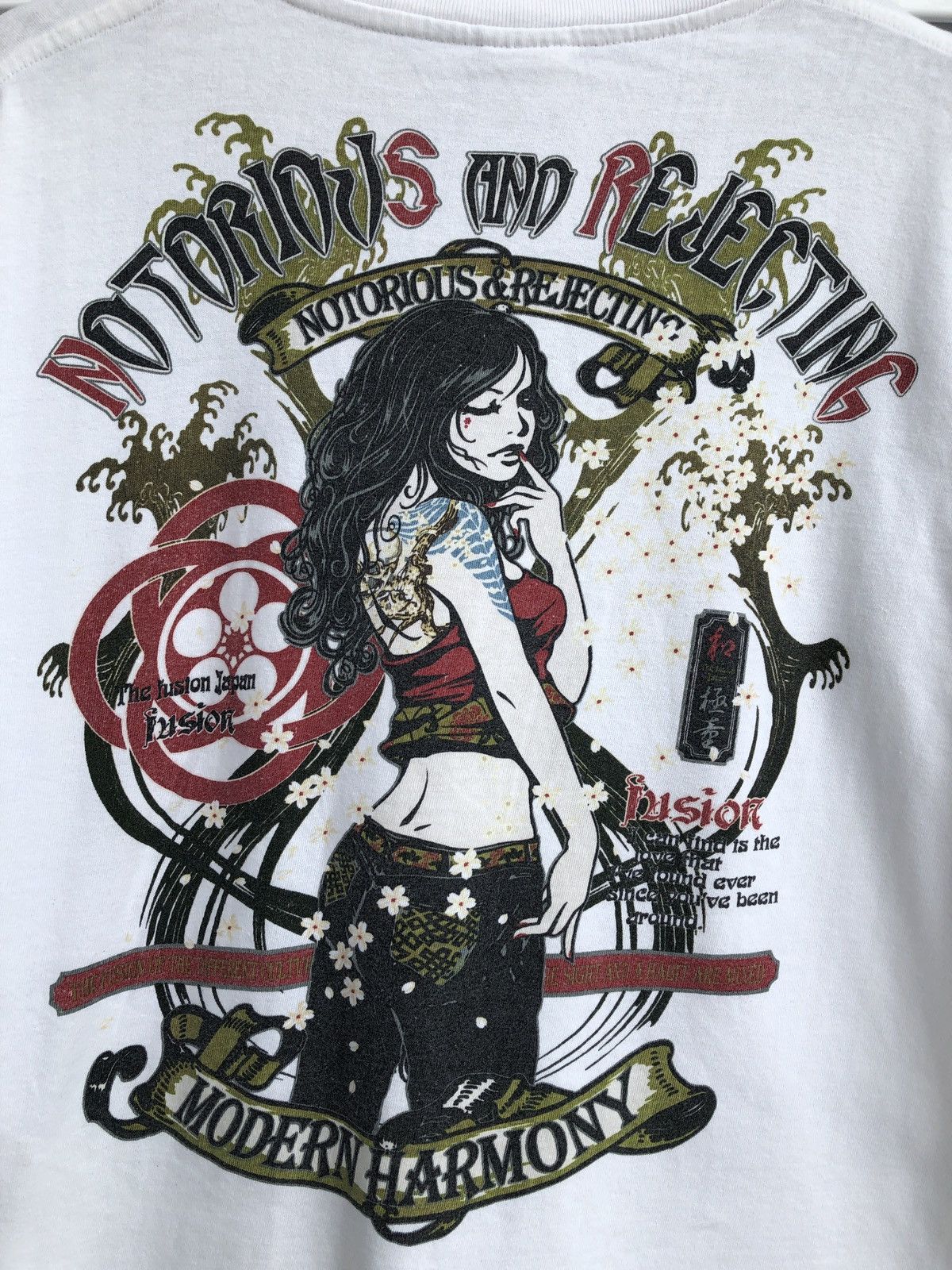 Japanese Brand × Vintage XX Notorious & Rejecting Anime Sukajan Shirt Size US L / EU 52-54 / 3 - 3 Thumbnail