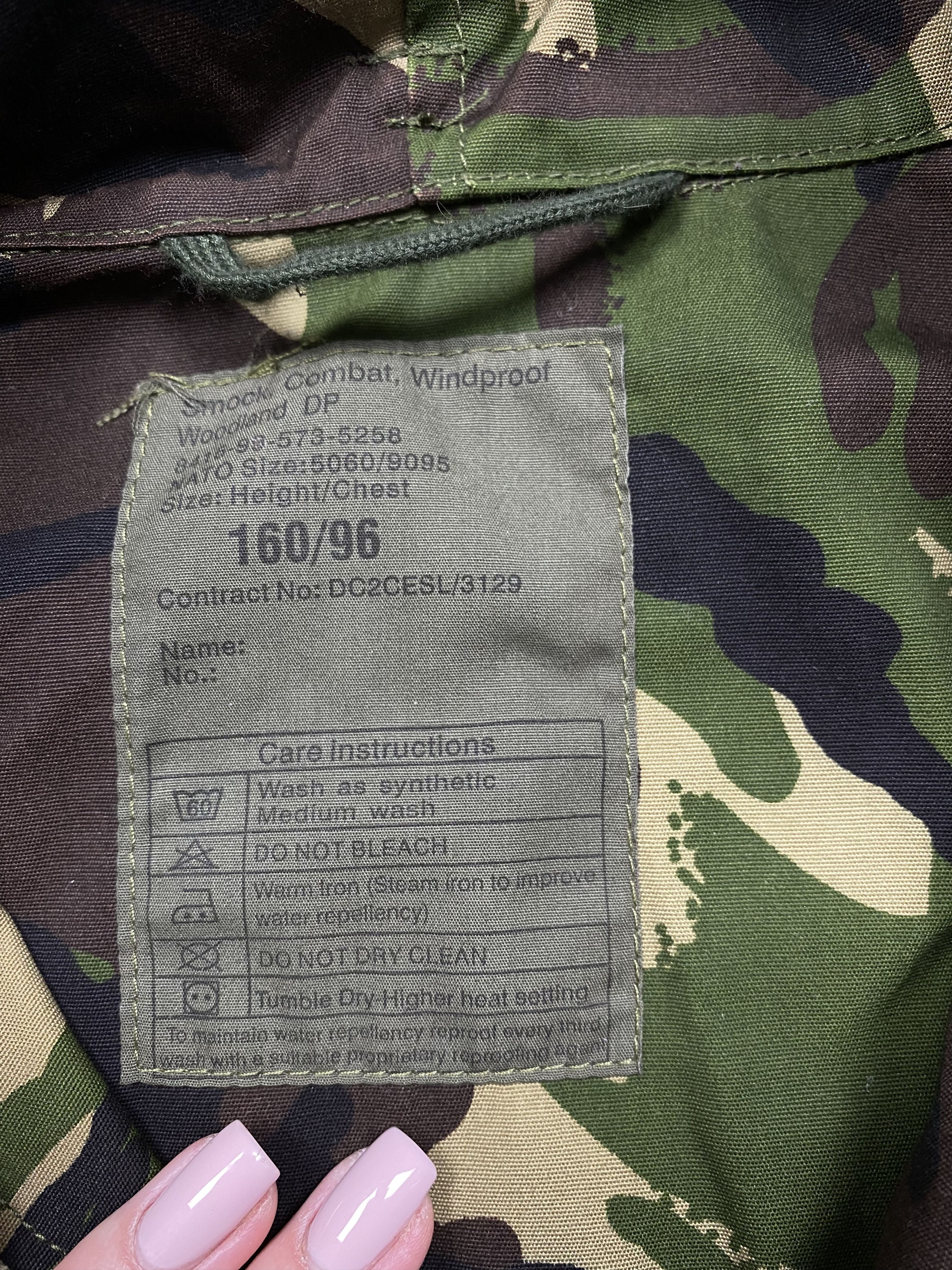 Vintage NATO Cargo Waterproof Jacket Combat Utility Military Size US XL / EU 56 / 4 - 5 Thumbnail