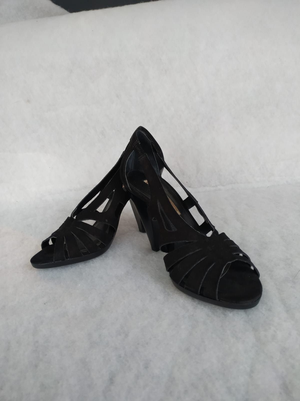 Buffalo London Buffalo London Black heels leather 11cm Size US 7 / IT 37 - 8 Thumbnail