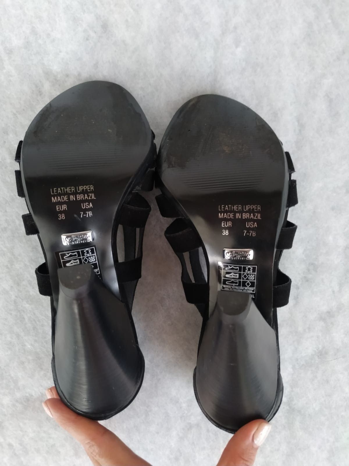 Buffalo London Buffalo London Black heels leather 11cm Size US 7 / IT 37 - 6 Thumbnail