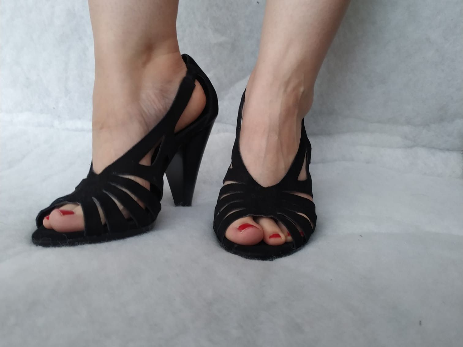 Buffalo London Buffalo London Black heels leather 11cm Size US 7 / IT 37 - 1 Thumbnail