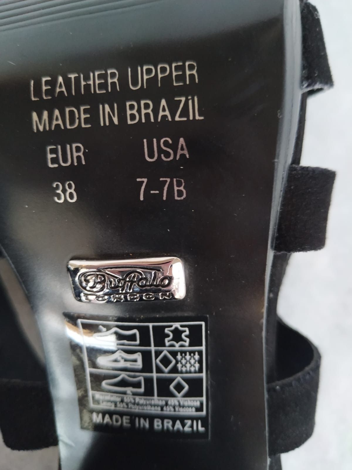 Buffalo London Buffalo London Black heels leather 11cm Size US 7 / IT 37 - 7 Thumbnail
