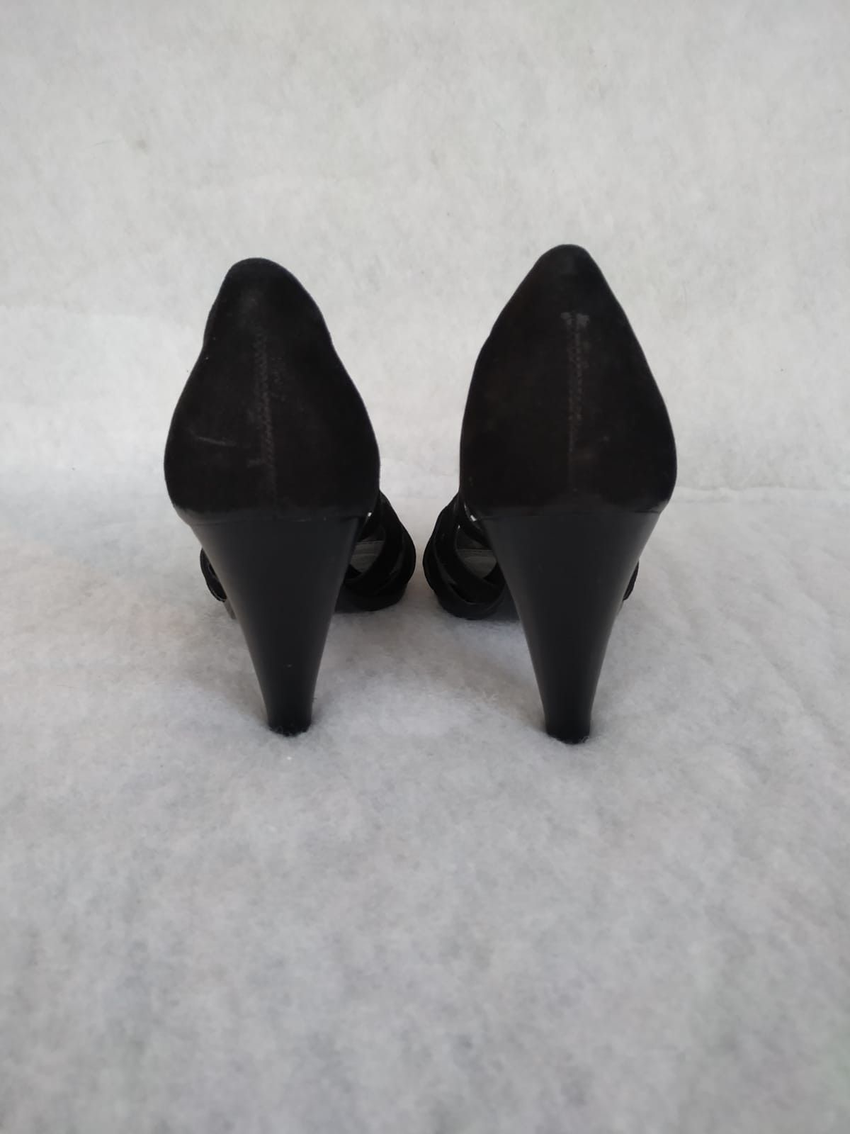 Buffalo London Buffalo London Black heels leather 11cm Size US 7 / IT 37 - 4 Thumbnail