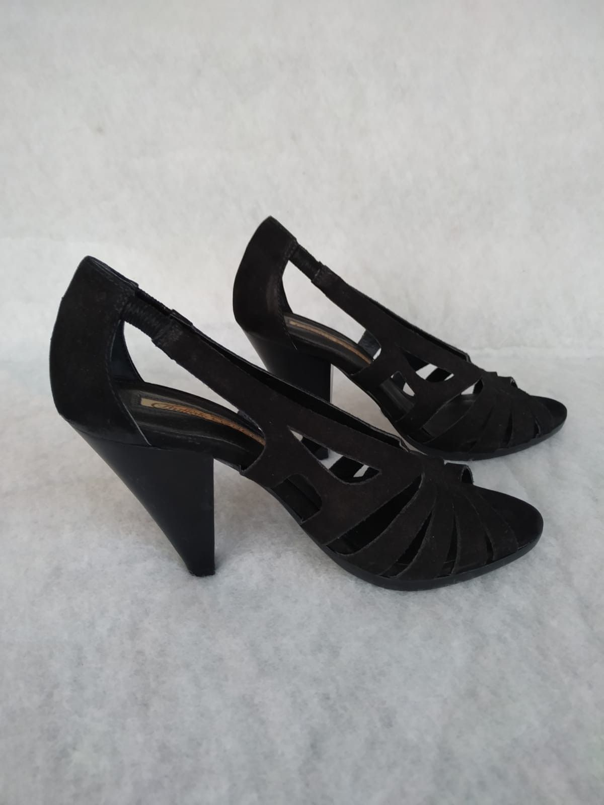 Buffalo London Buffalo London Black heels leather 11cm Size US 7 / IT 37 - 2 Thumbnail