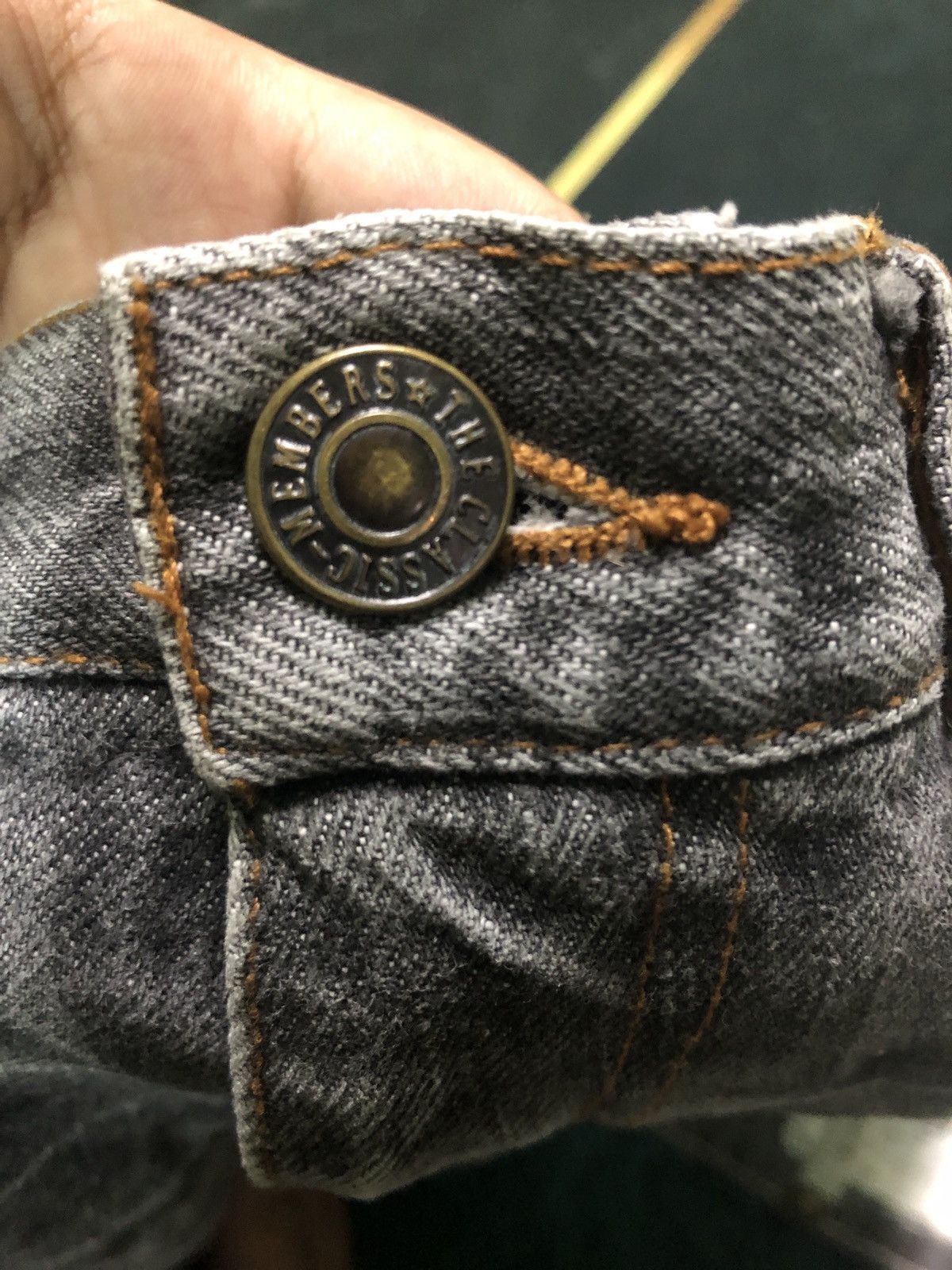 Japanese Brand Members The Classic Patchwork Painted Denim Size US 30 / EU 46 - 8 Thumbnail
