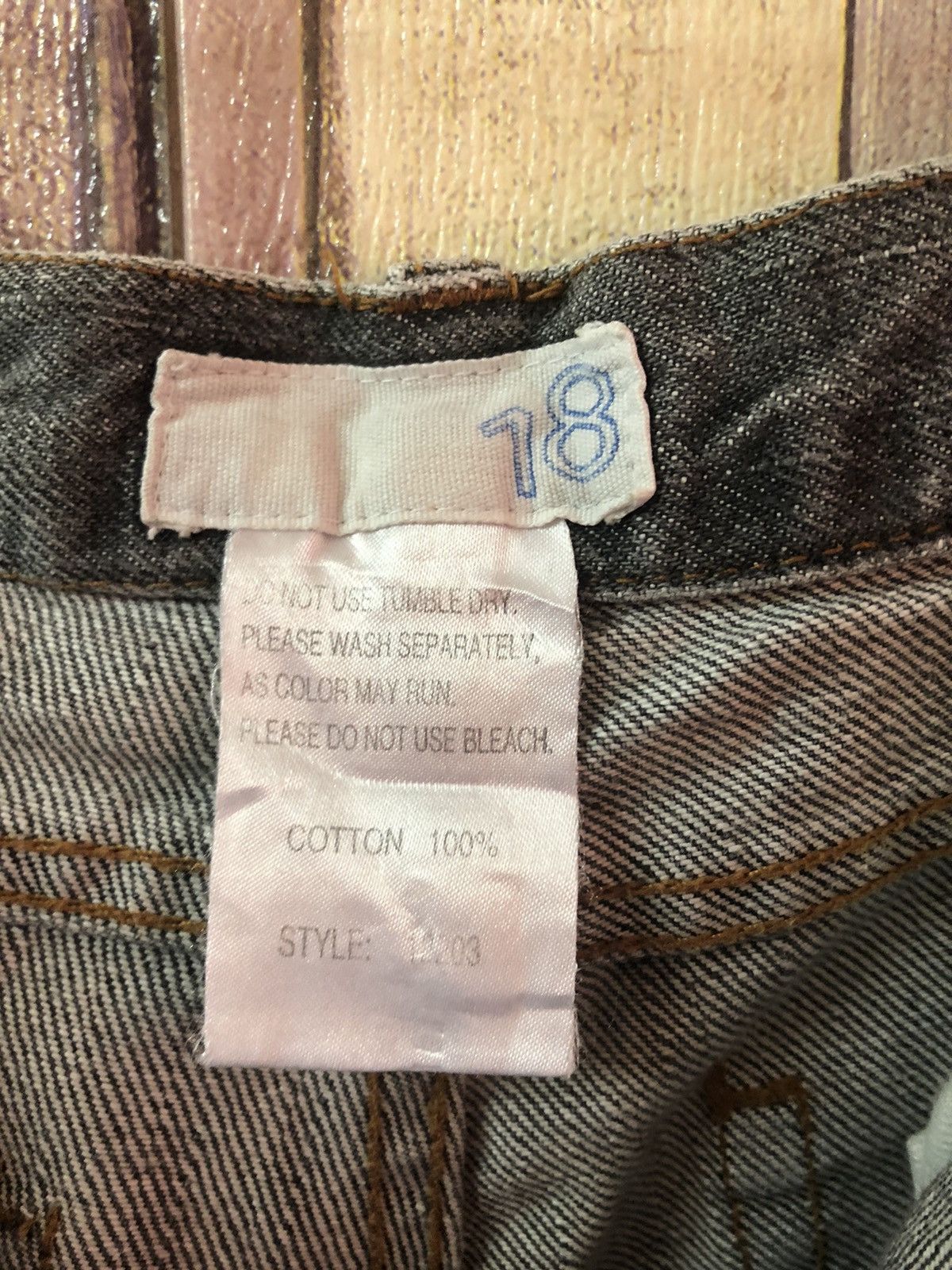 Japanese Brand Members The Classic Patchwork Painted Denim Size US 30 / EU 46 - 7 Thumbnail