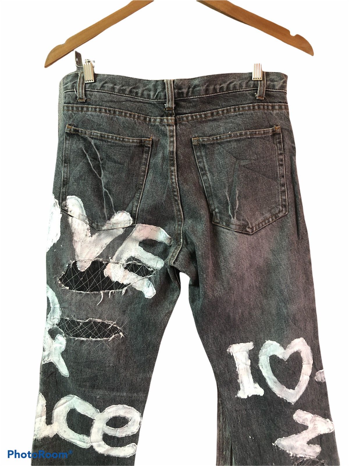 Japanese Brand Members The Classic Patchwork Painted Denim Size US 30 / EU 46 - 4 Thumbnail
