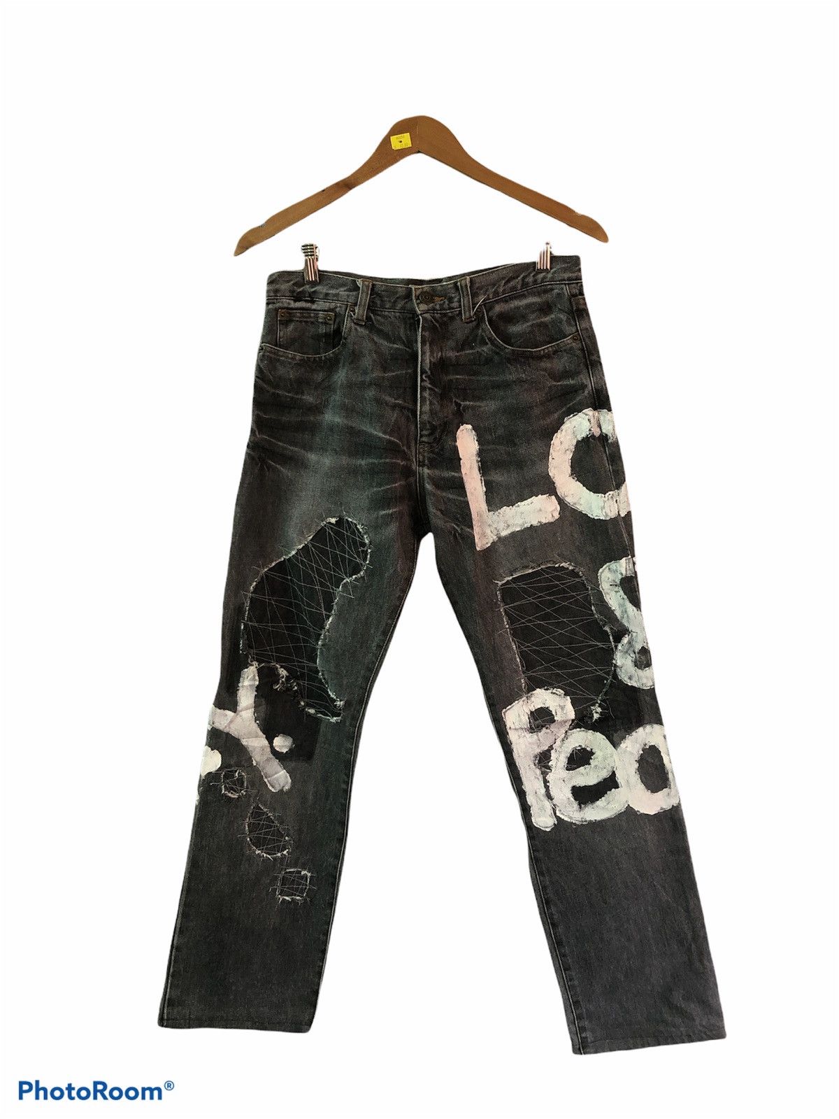 Japanese Brand Members The Classic Patchwork Painted Denim Size US 30 / EU 46 - 1 Thumbnail