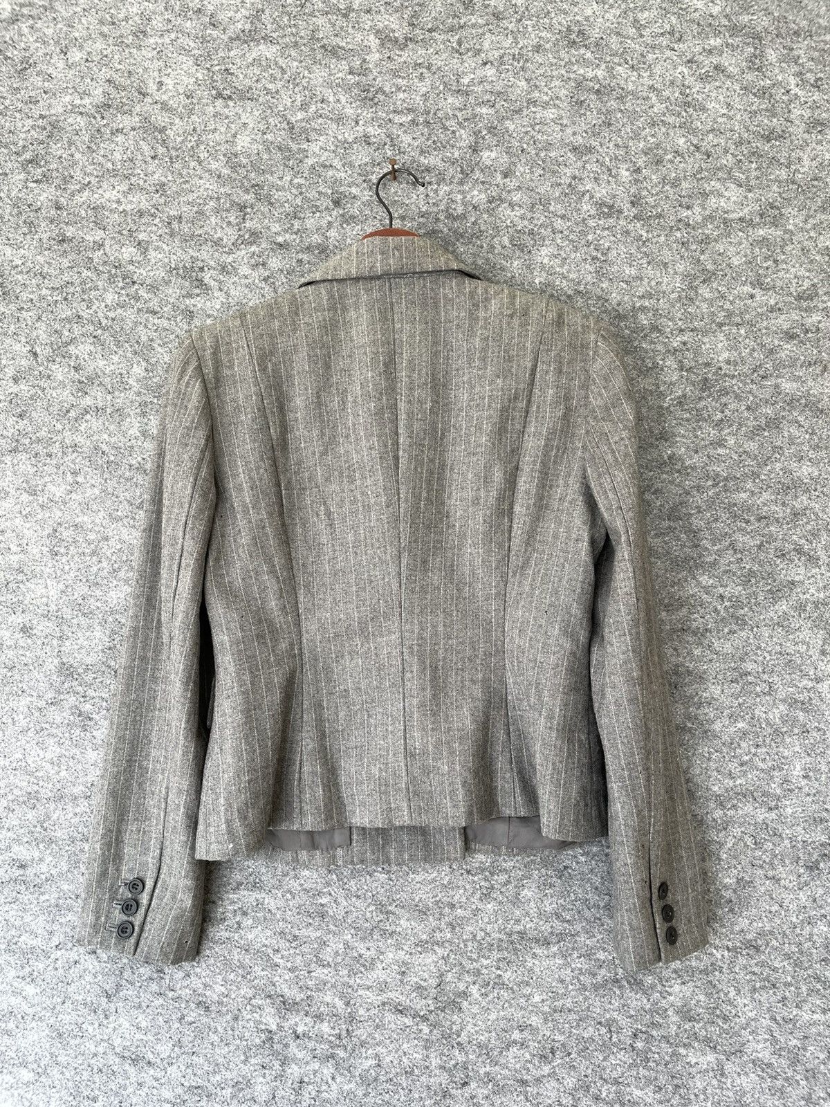 Yohji Yamamoto DISSTRESSED WXYZ WORKSHOP BY YOHJI YAMAMOTO BLAZER JACKET Size S / US 4 / IT 40 - 3 Thumbnail