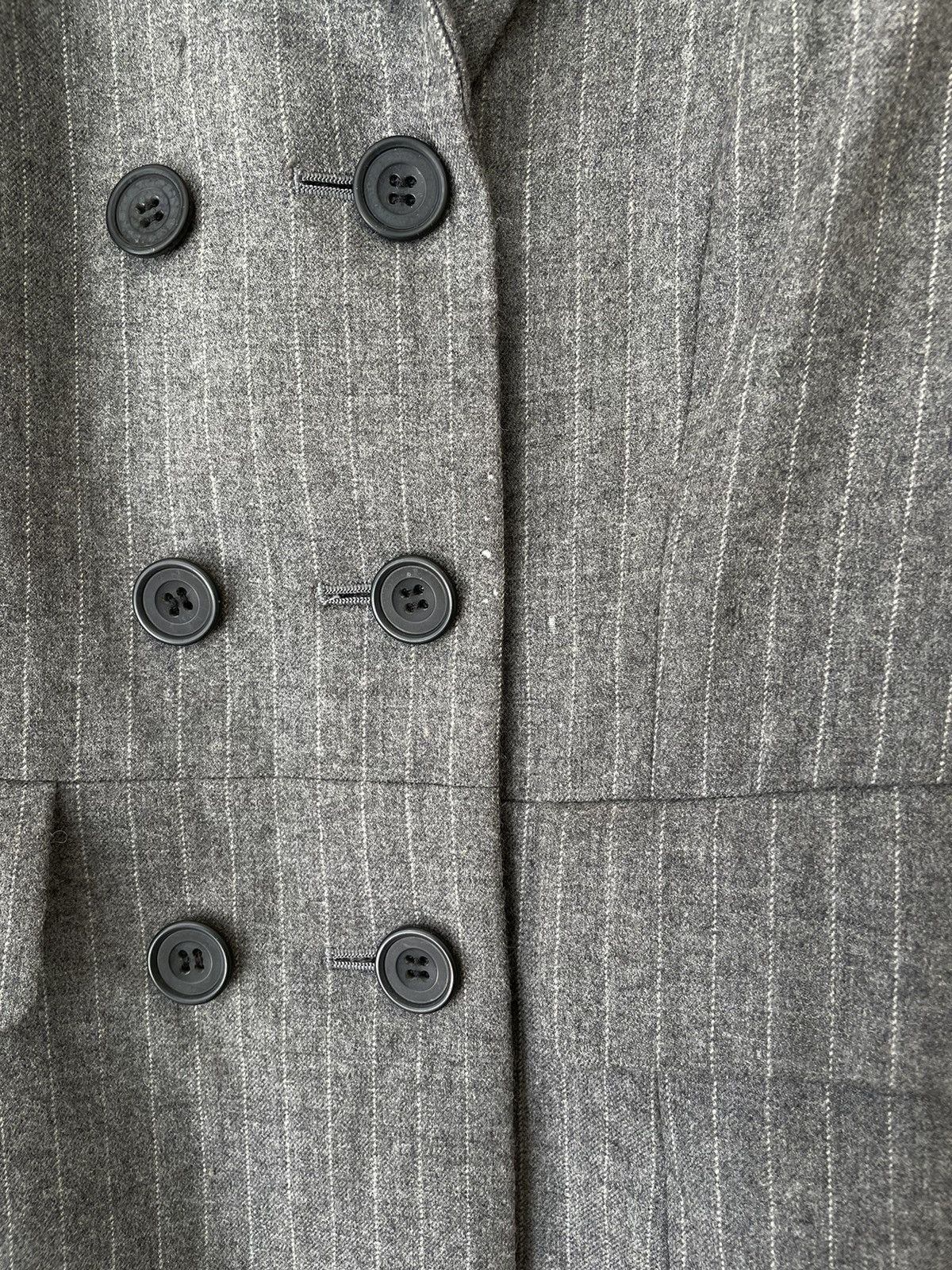 Yohji Yamamoto DISSTRESSED WXYZ WORKSHOP BY YOHJI YAMAMOTO BLAZER JACKET Size S / US 4 / IT 40 - 9 Thumbnail