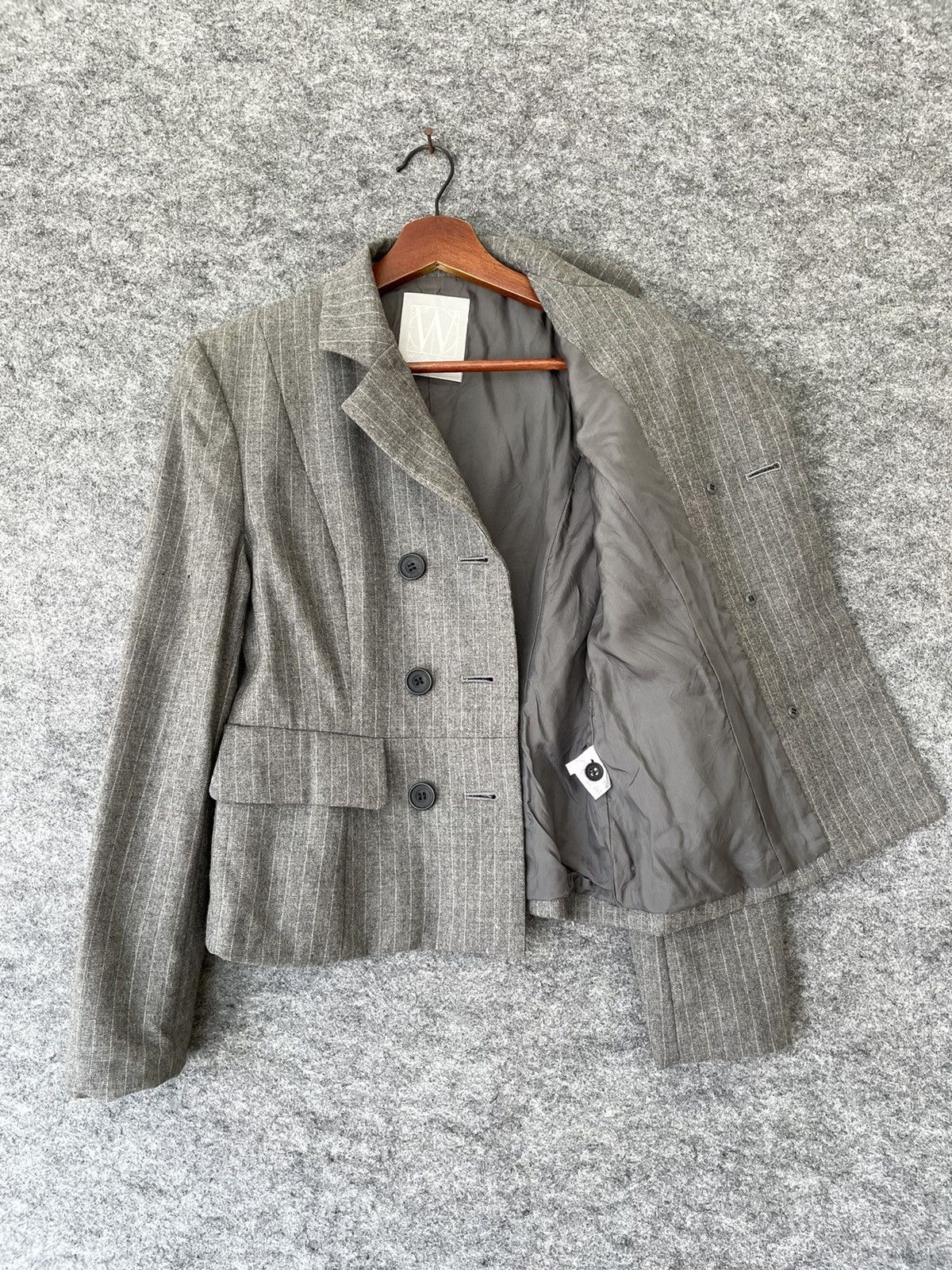 Yohji Yamamoto DISSTRESSED WXYZ WORKSHOP BY YOHJI YAMAMOTO BLAZER JACKET Size S / US 4 / IT 40 - 5 Thumbnail