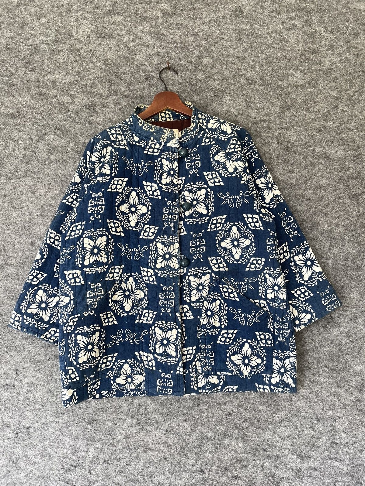 Japanese Brand VINTAGE MANDARIN JACKET Size US M / EU 48-50 / 2 - 1 Thumbnail