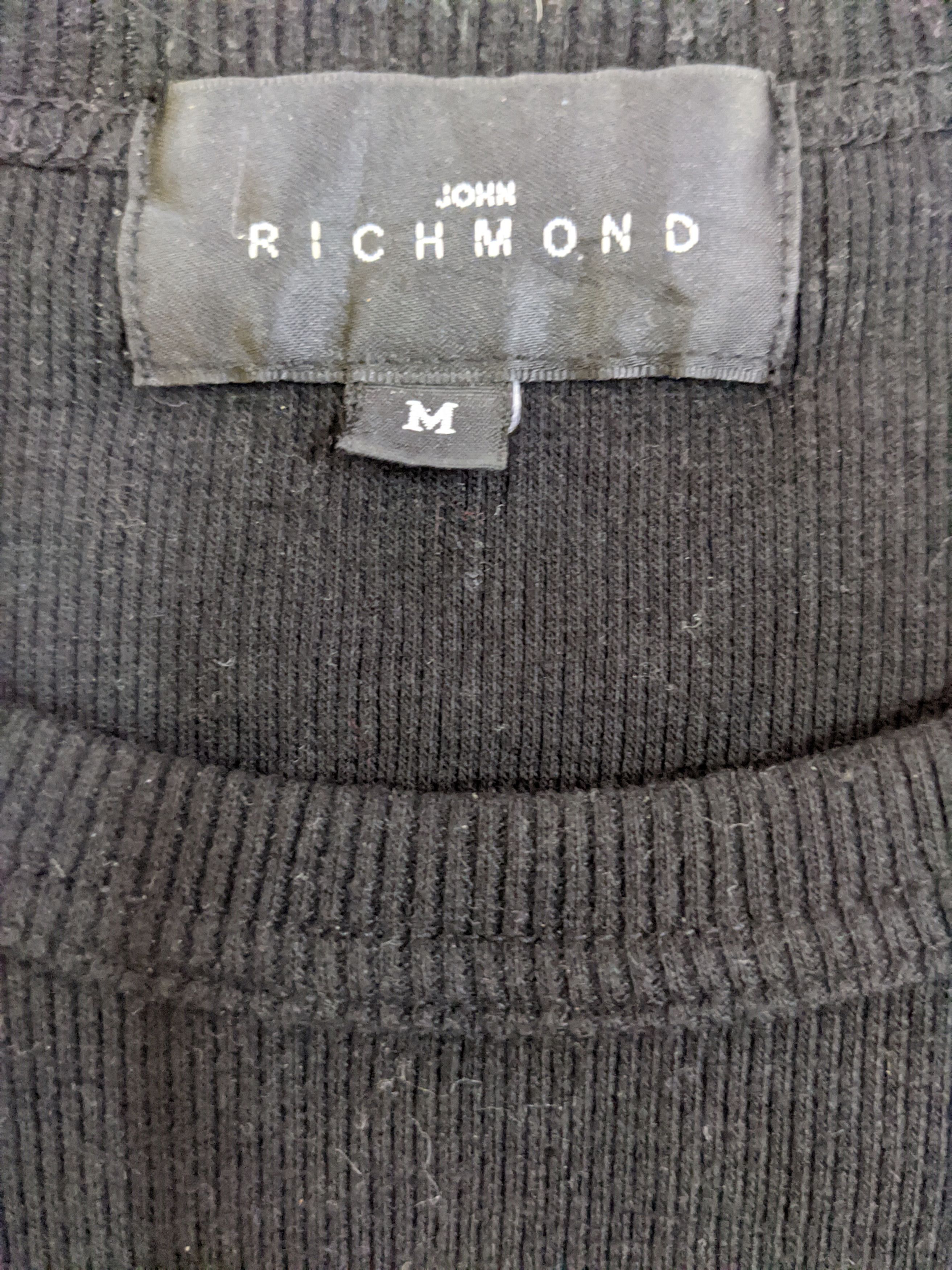 Designer × John Richmond John Richmond Long Sleeve Knit Very Rare Size US M / EU 48-50 / 2 - 4 Thumbnail