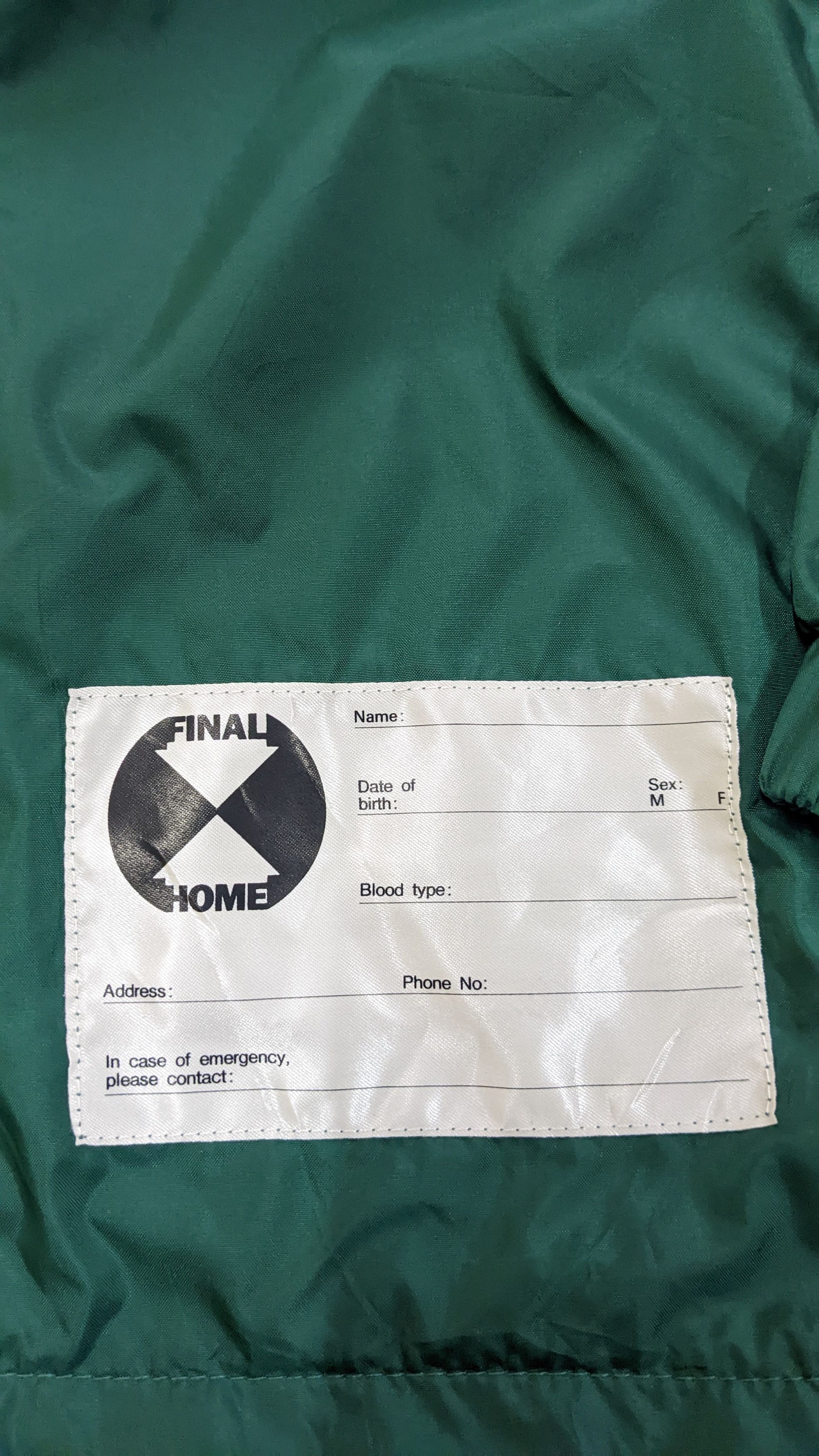 Final Home Final Home Packable Survival Anorak Jacket Size US M / EU 48-50 / 2 - 16 Thumbnail