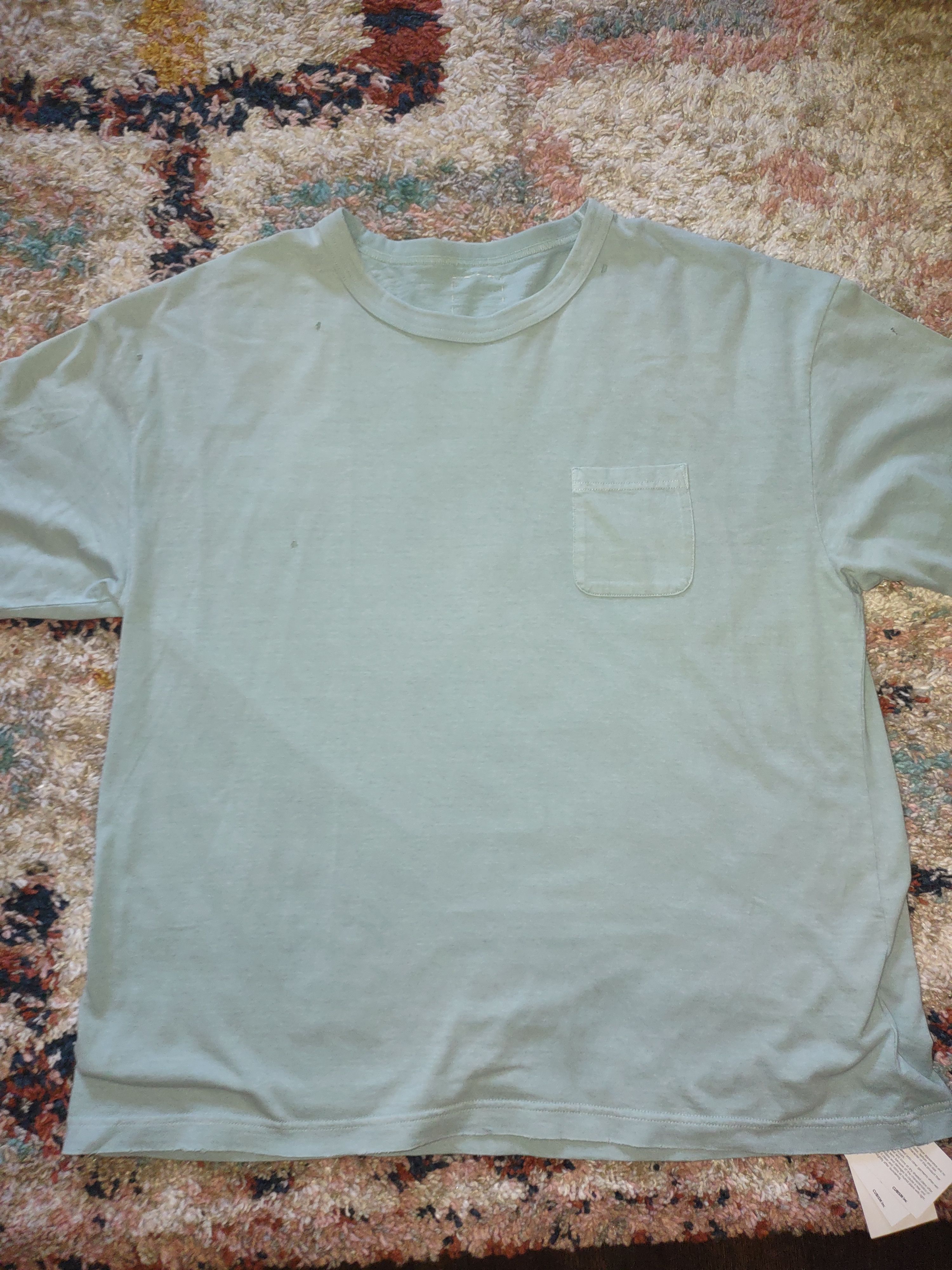 Visvim Amplus Crash Distressed Cotton Pocket T-Shirt Size US M / EU 48-50 / 2 - 7 Thumbnail