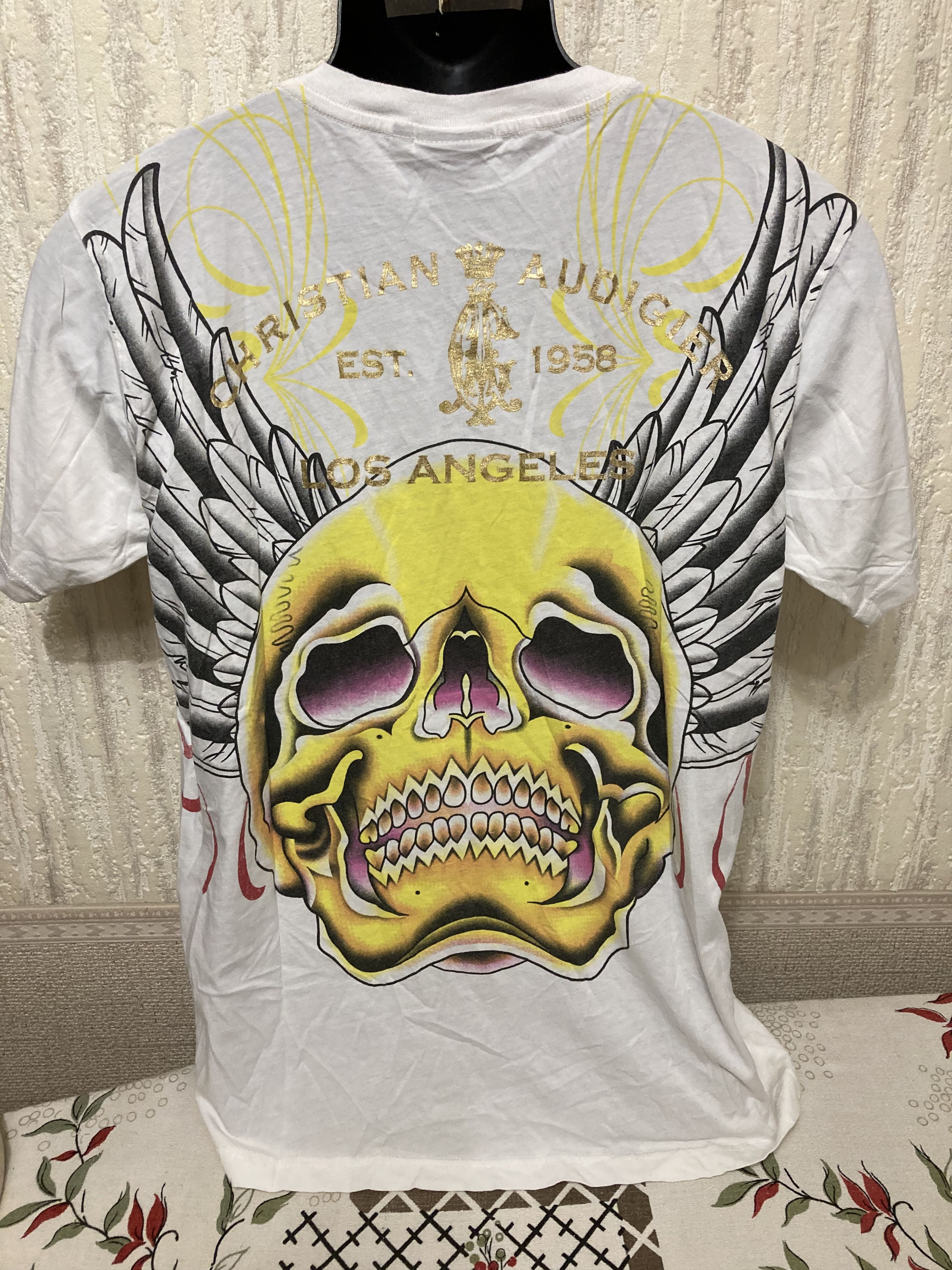 Christian Audigier Ed Hardy by Christian Audigier Eagle&Skull T Shirt Size US S / EU 44-46 / 1 - 3 Thumbnail