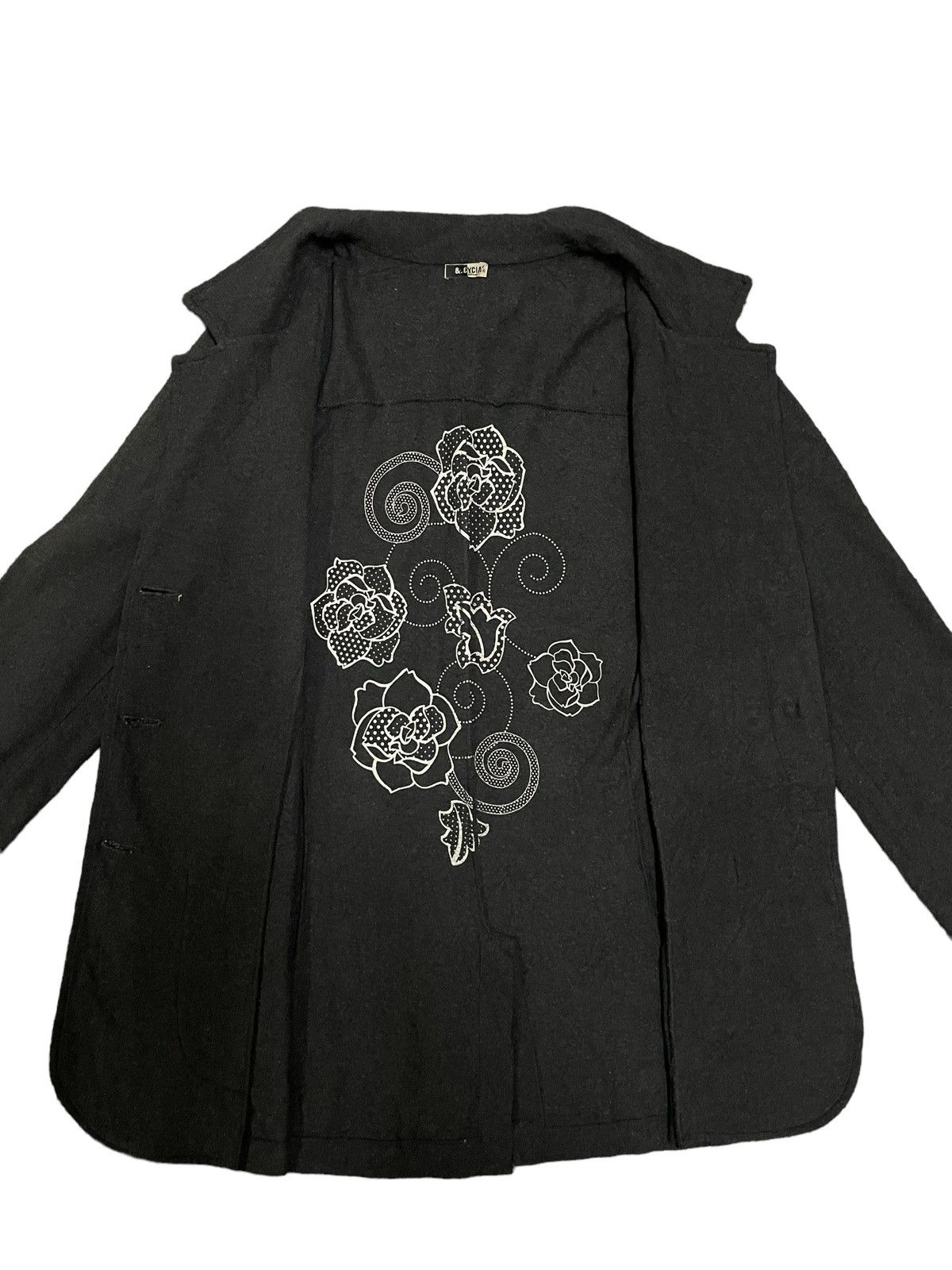 Japanese Brand Vintage 90s Italian Designer &.£YCIA Milano Style Jacket Size S / US 4 / IT 40 - 2 Thumbnail