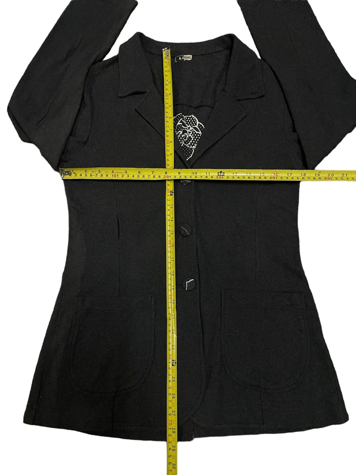 Japanese Brand Vintage 90s Italian Designer &.£YCIA Milano Style Jacket Size S / US 4 / IT 40 - 10 Thumbnail