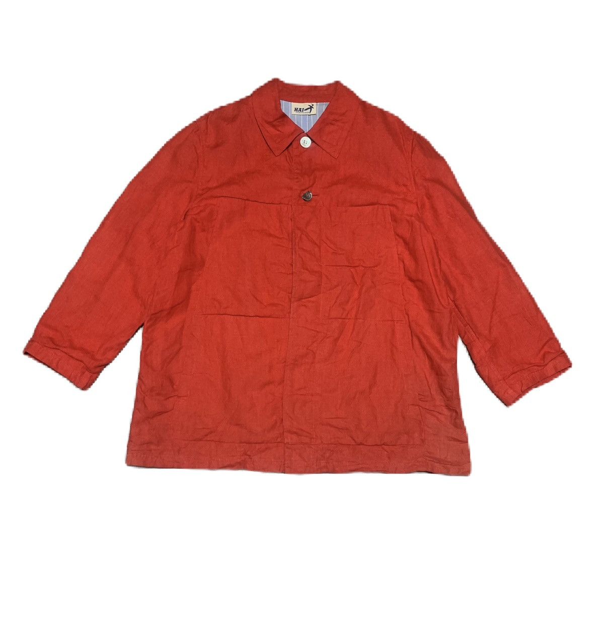 image of Hai Sporting Gear x Issey Miyake Vintage Hai Sporting By Gear Issey Miyake Jacket in Red (Size Larg