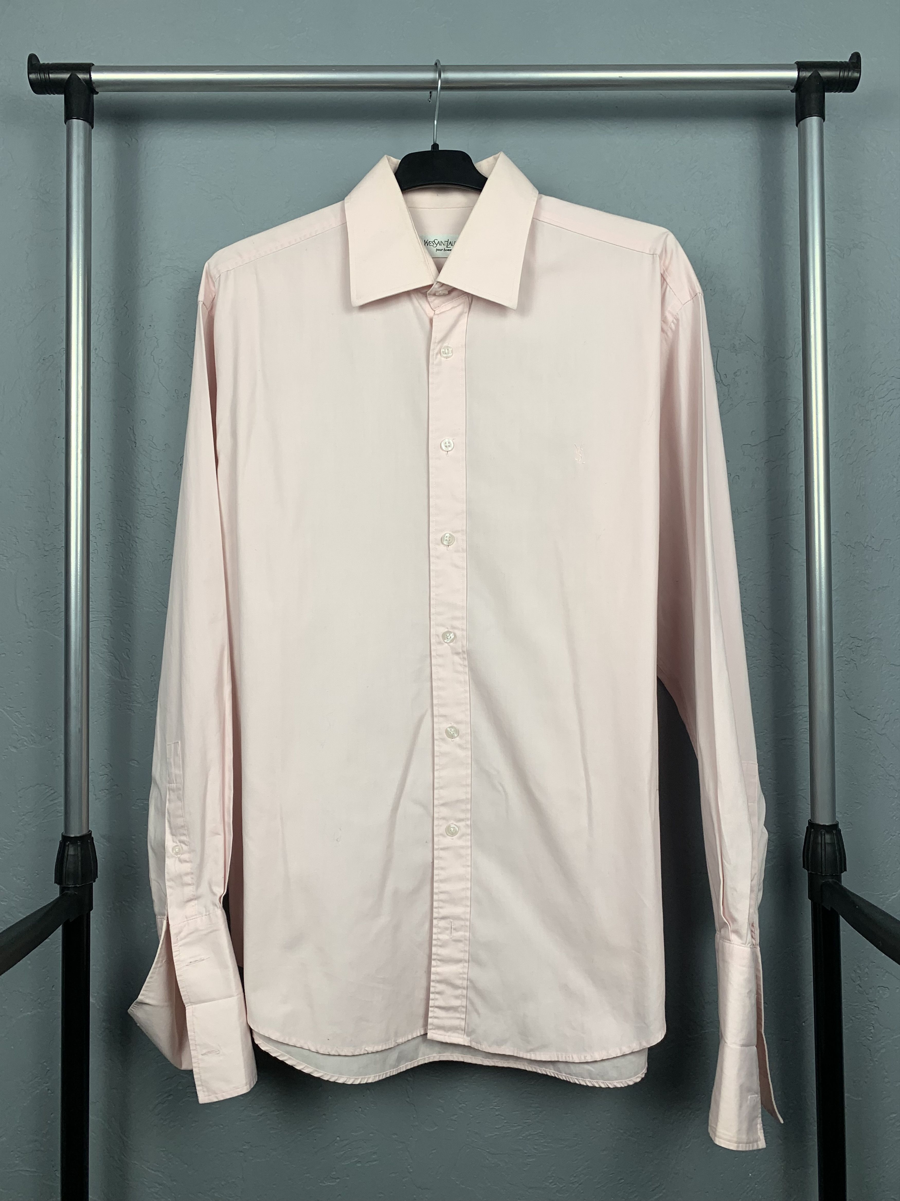 Yves Saint Laurent Yves Saint Laurent YSL mens shirt Size US L / EU 52-54 / 3 - 1 Thumbnail