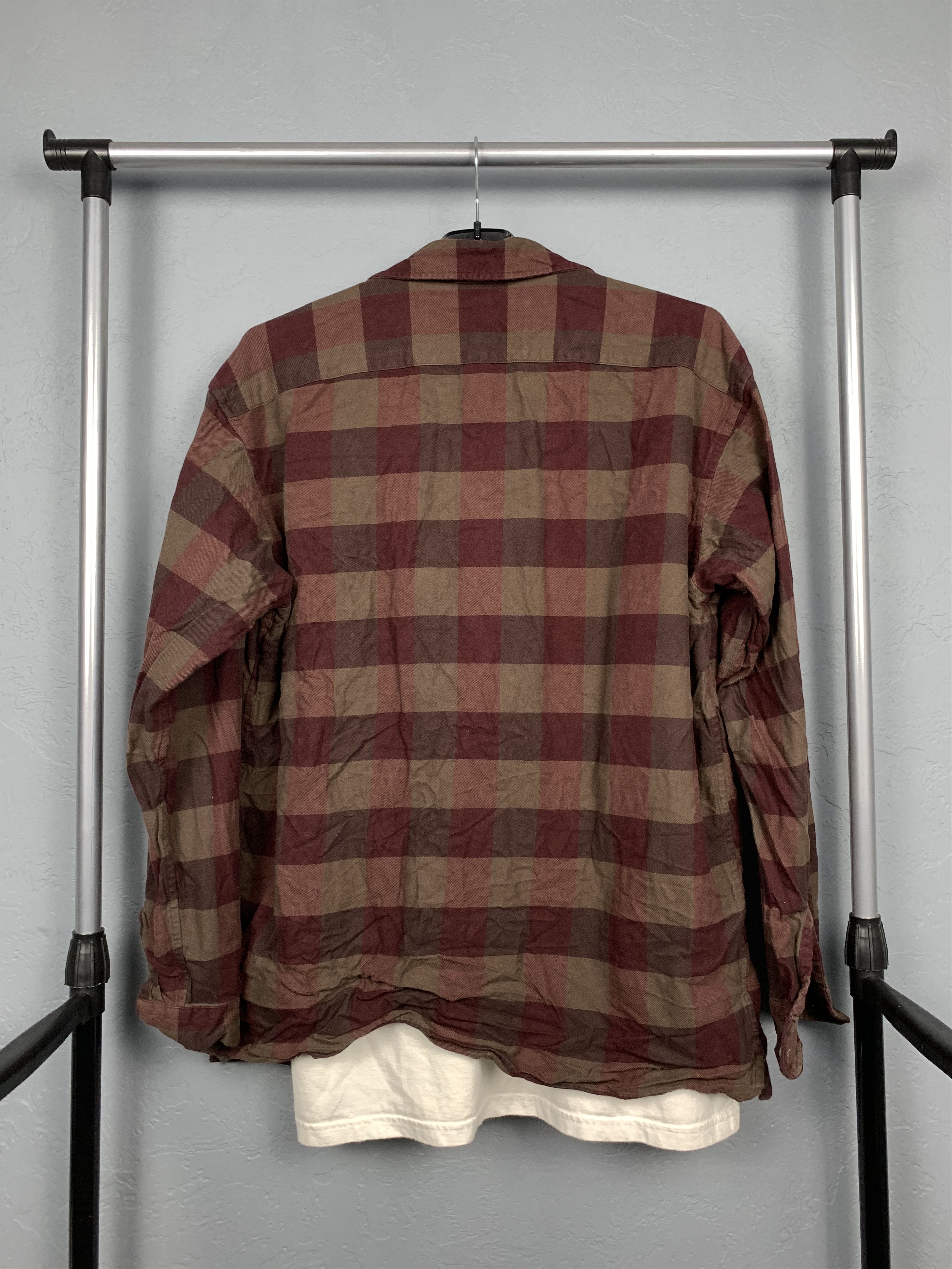 Flannel × Uniqlo × Vintage Uniqlo Mens Flannel Plaid Shirt Travis style Size US M / EU 48-50 / 2 - 8 Thumbnail