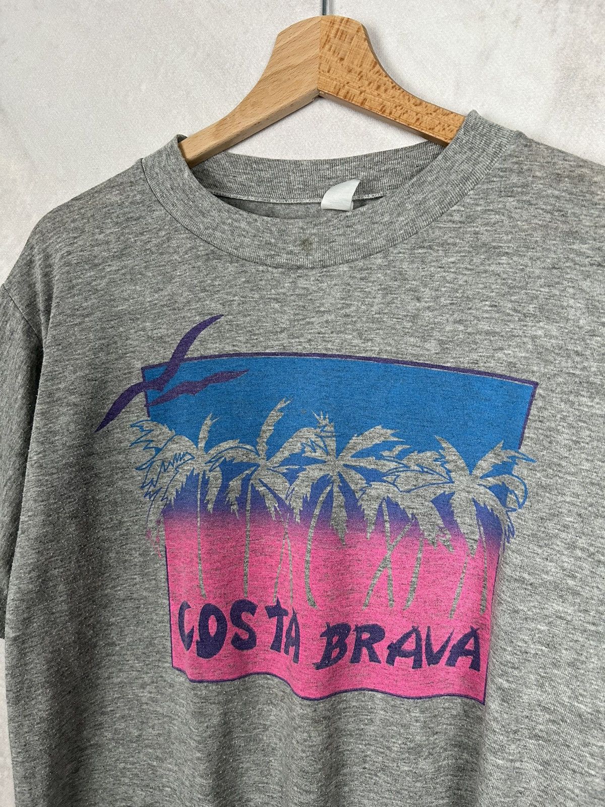 Vintage Vintage Costa Brava 90s Single Stitch Graphic Tee Size US M / EU 48-50 / 2 - 3 Thumbnail