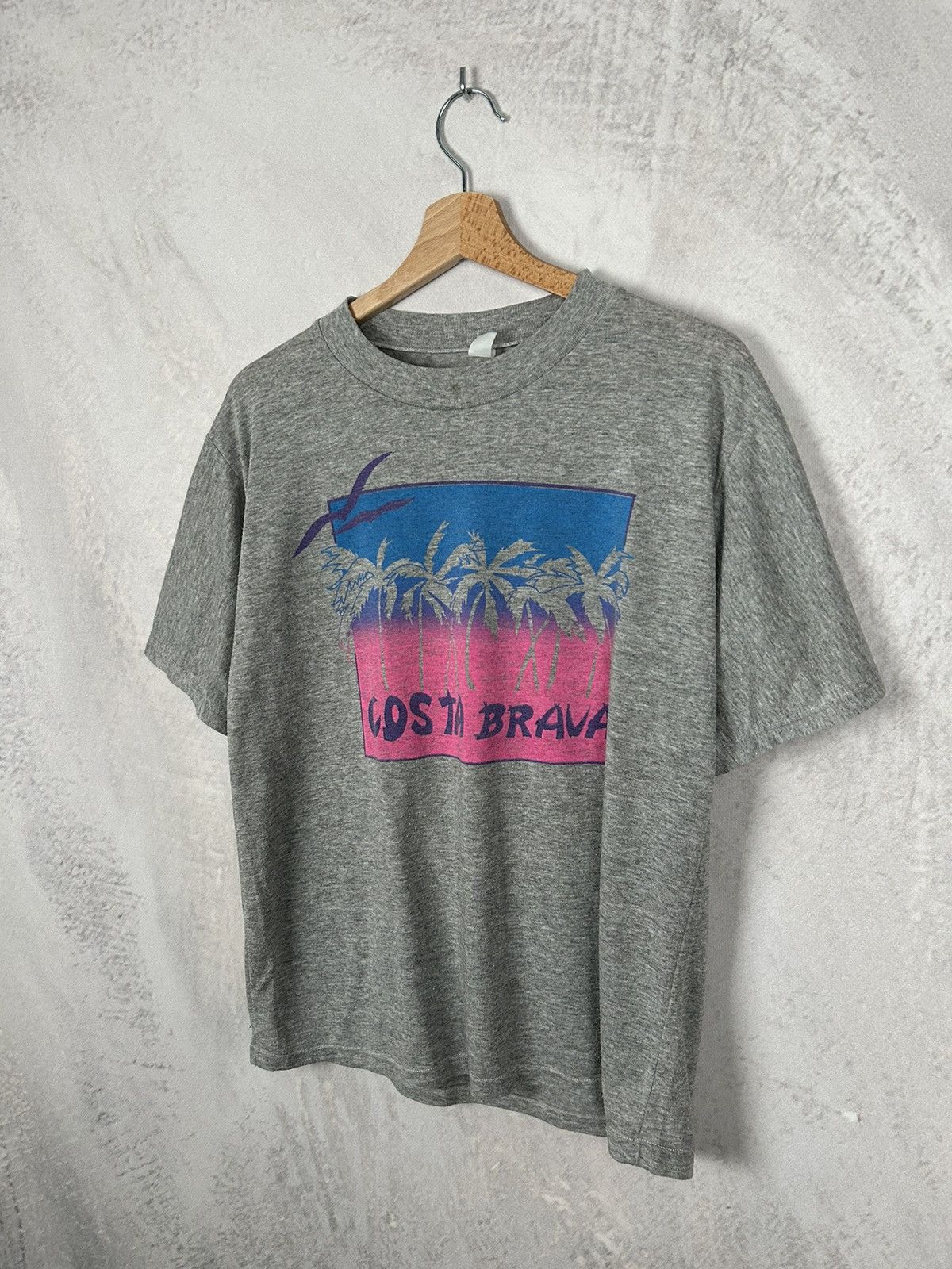 Vintage Vintage Costa Brava 90s Single Stitch Graphic Tee Size US M / EU 48-50 / 2 - 2 Thumbnail