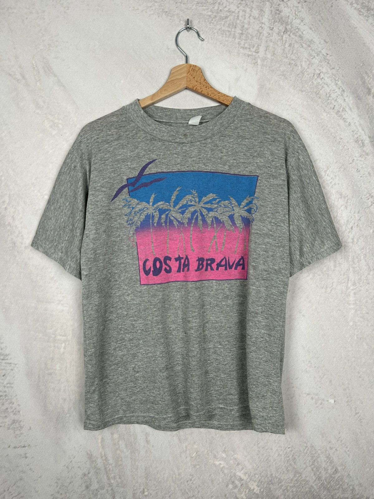 Vintage Vintage Costa Brava 90s Single Stitch Graphic Tee Size US M / EU 48-50 / 2 - 1 Thumbnail