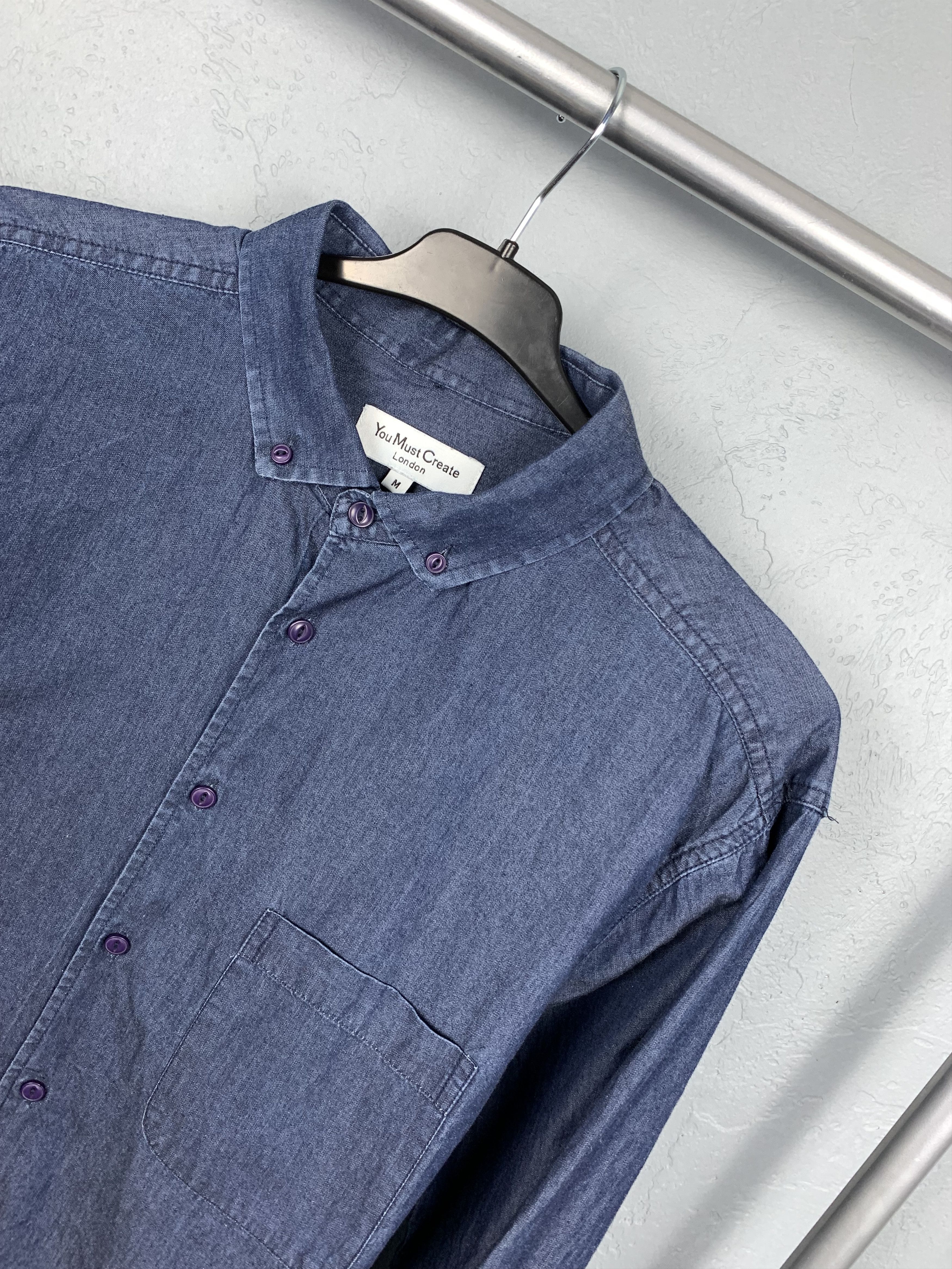 YMC You Must Create YMS Mens Denim Shirt Size US M / EU 48-50 / 2 - 2 Thumbnail