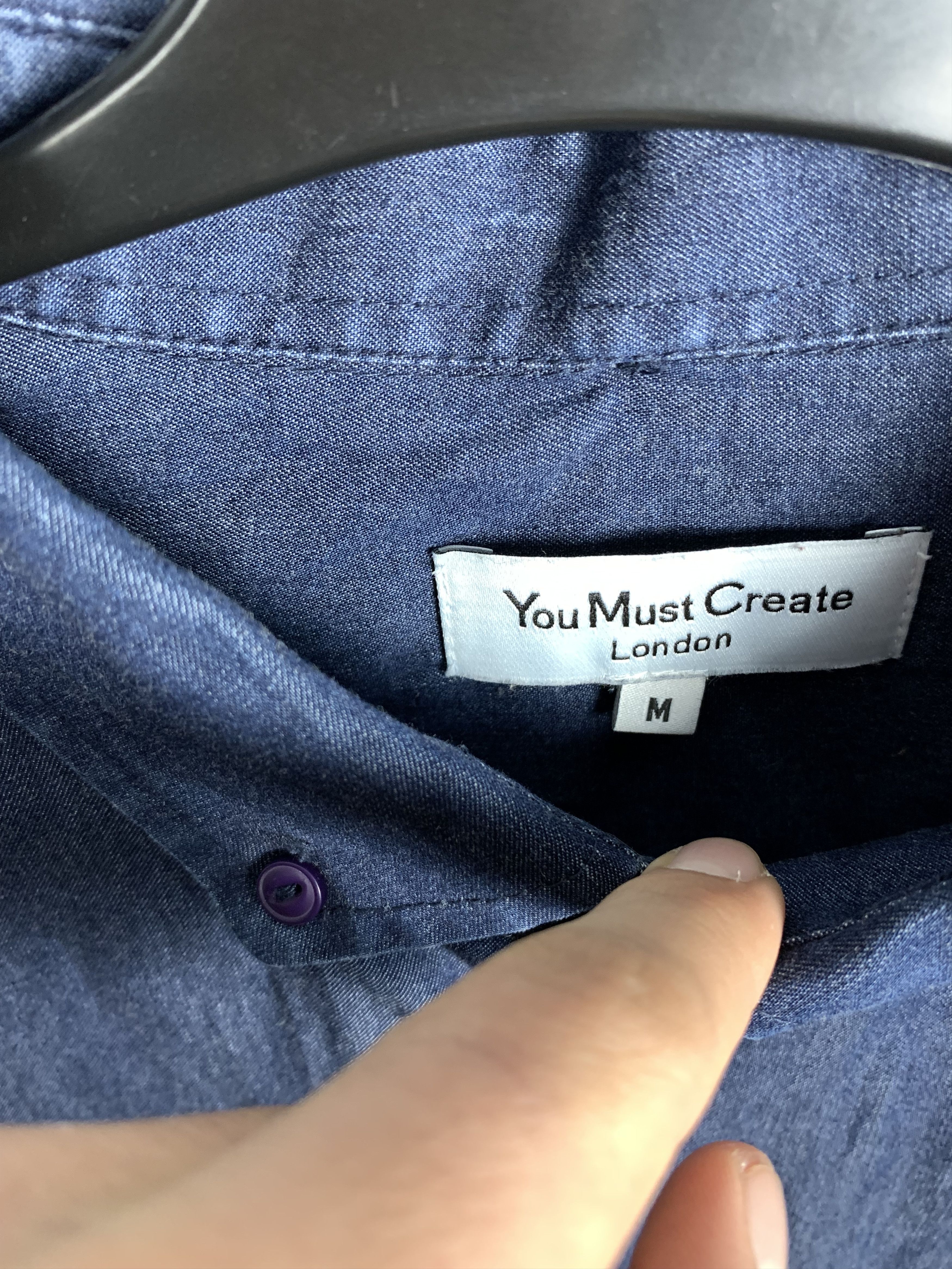YMC You Must Create YMS Mens Denim Shirt Size US M / EU 48-50 / 2 - 3 Thumbnail