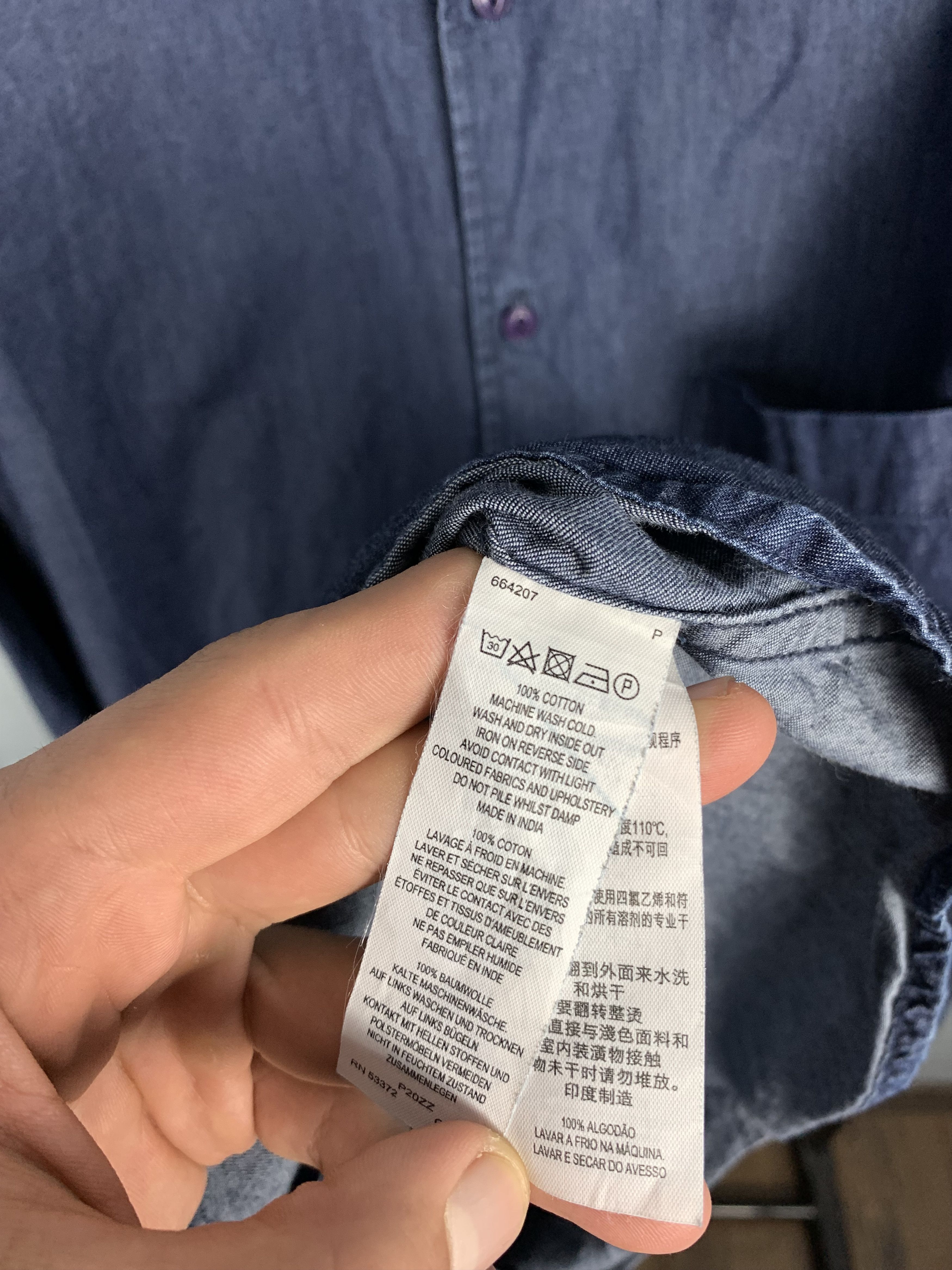 YMC You Must Create YMS Mens Denim Shirt Size US M / EU 48-50 / 2 - 5 Thumbnail