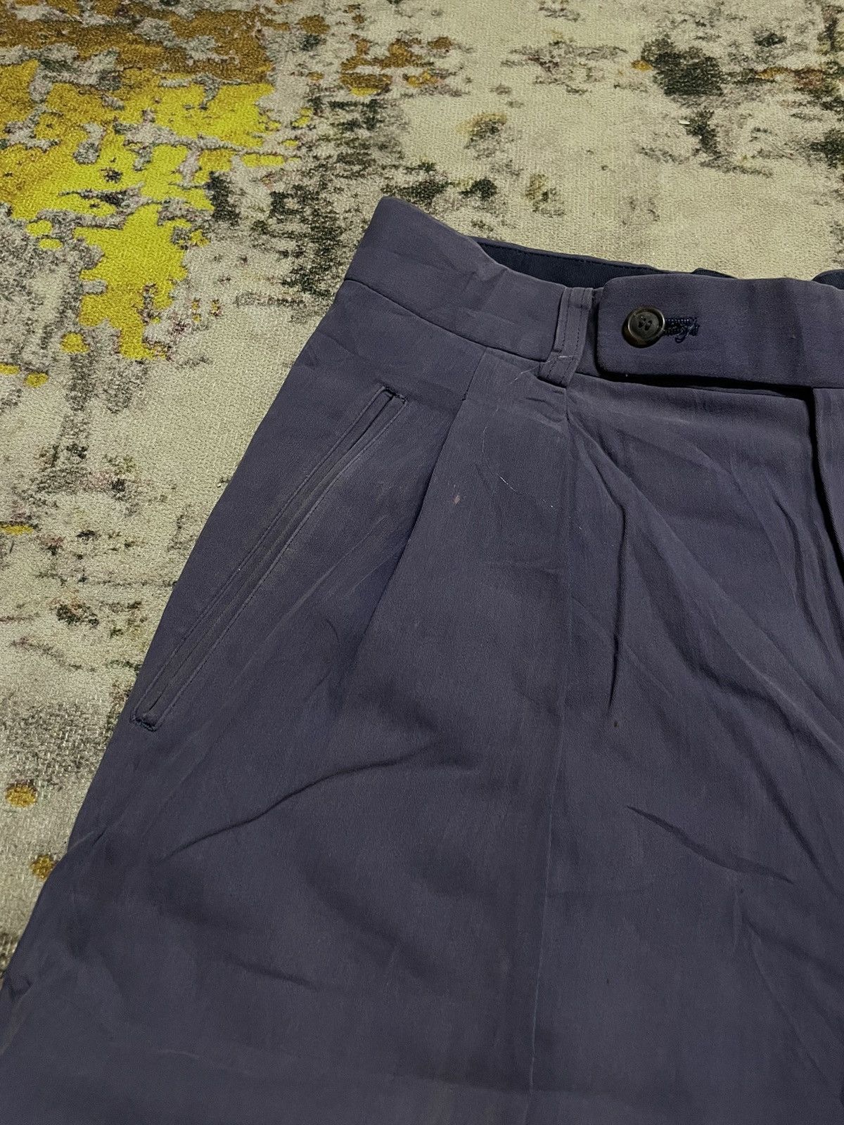 Designer × Issey Miyake × Japanese Brand 🚀Vintage Issey Miyake Relaxed Straight Cut Pants Japan 🇯🇵 Size US 31 - 8 Thumbnail