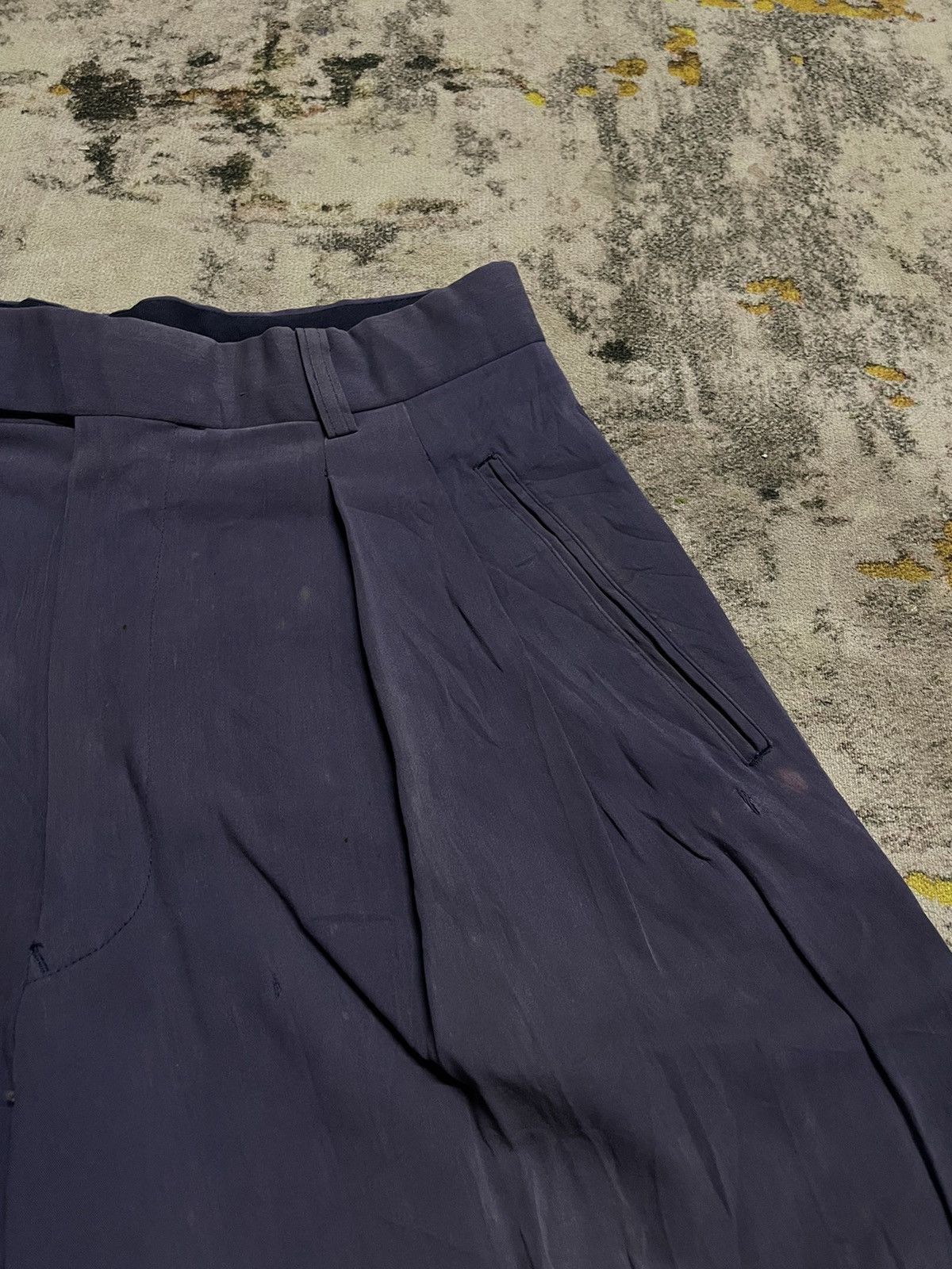 Designer × Issey Miyake × Japanese Brand 🚀Vintage Issey Miyake Relaxed Straight Cut Pants Japan 🇯🇵 Size US 31 - 7 Thumbnail